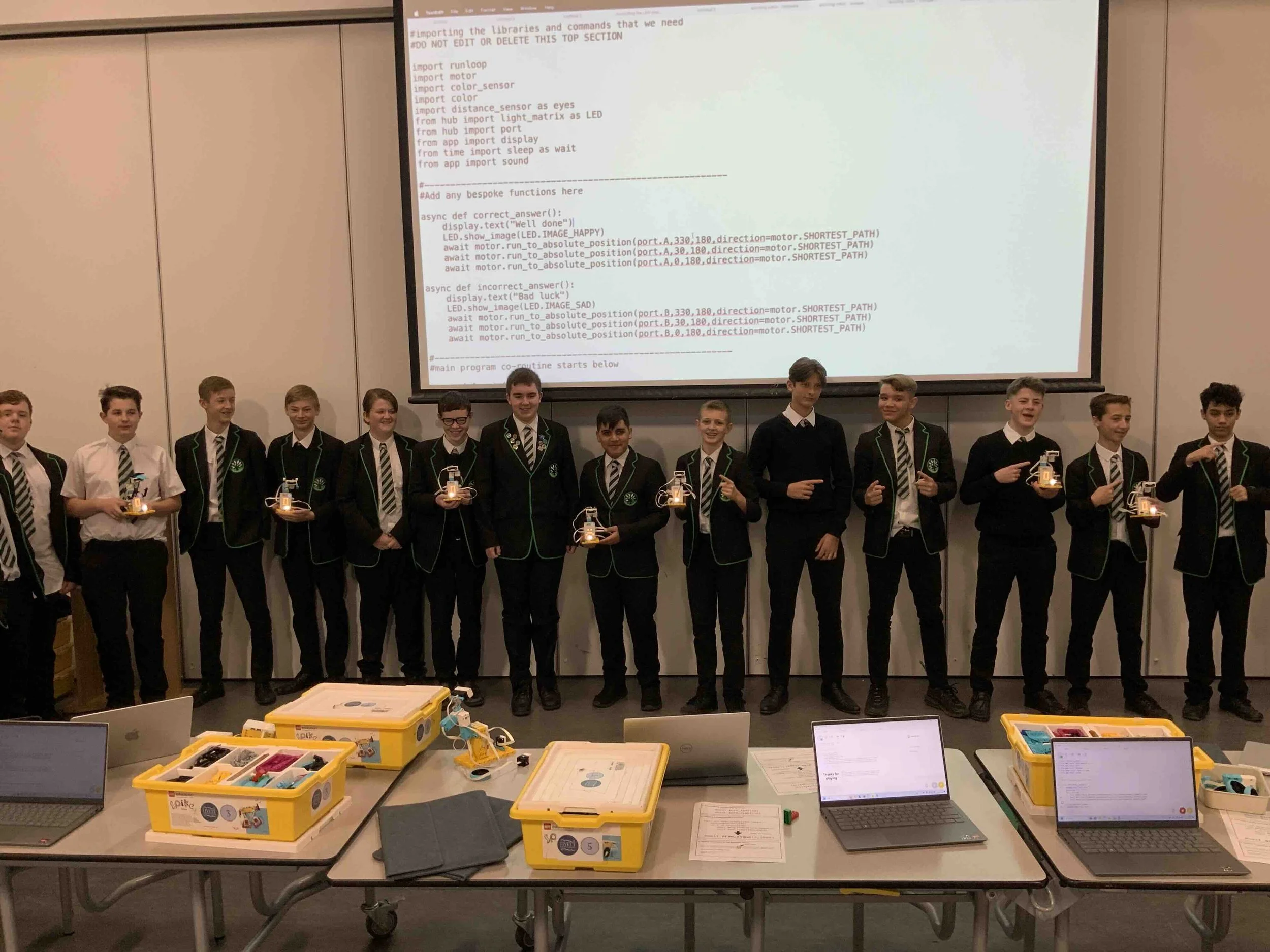 Advanced STEMbotics - Python Coding Robotics Workshop (Y7-Y13)