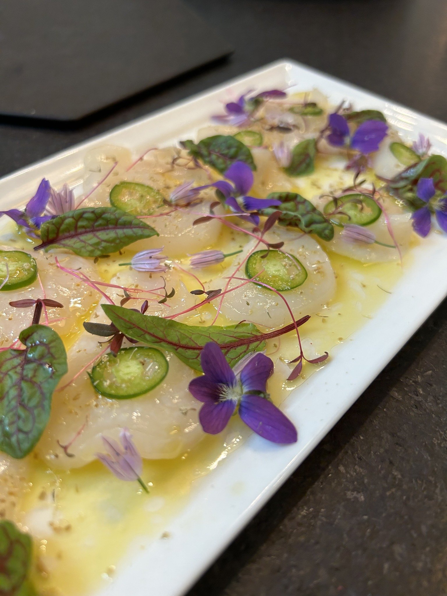 Smoked Scallop Crudo
