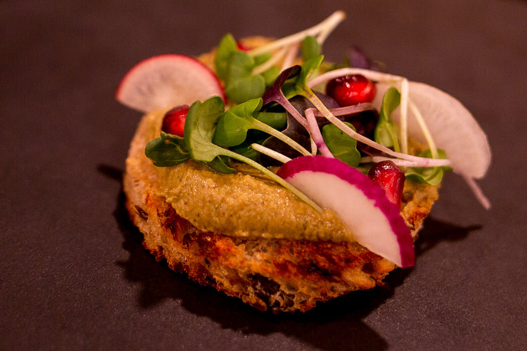 Gingered Eggplant Toast