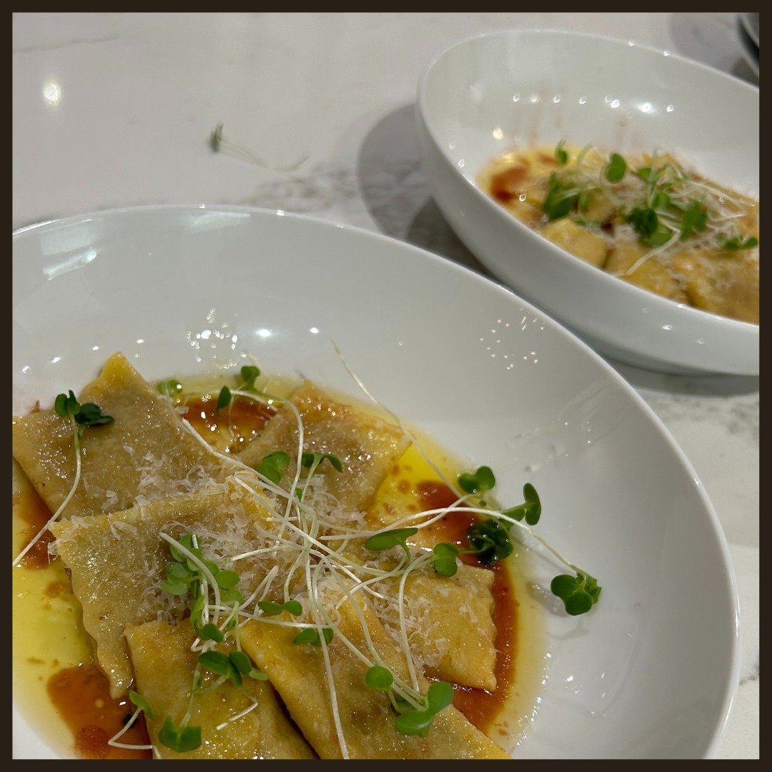 Duck + Foie Gras Ravioli in Marsala Sauce