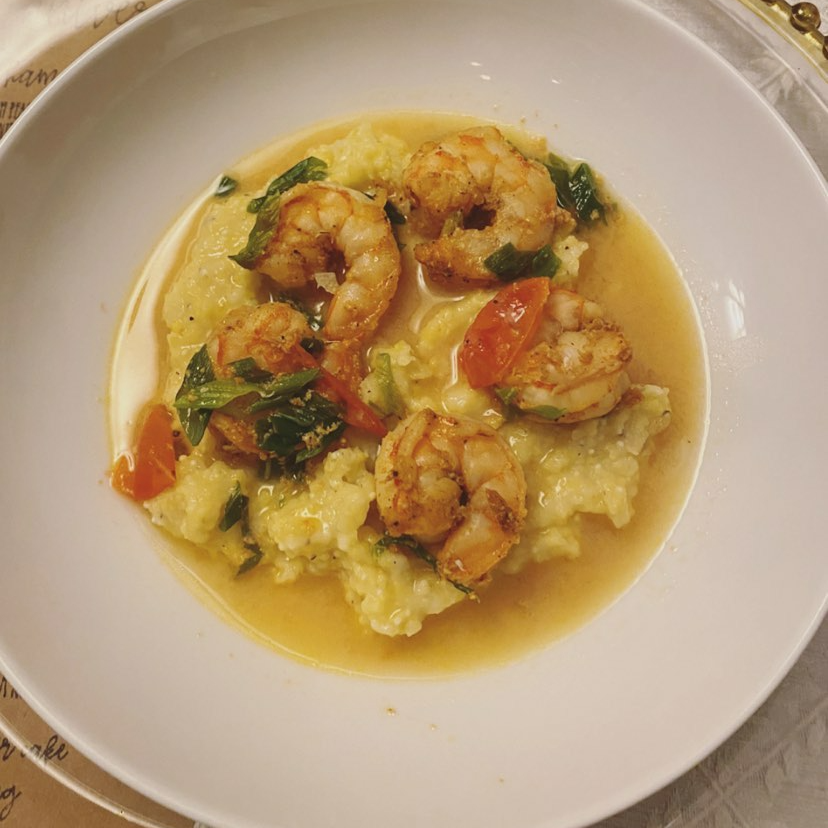 Drunken Shrimp and Grits
