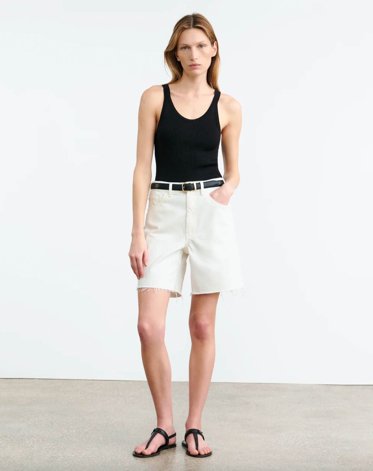 NILI LOTAN RUSSEL DENIM SHORT