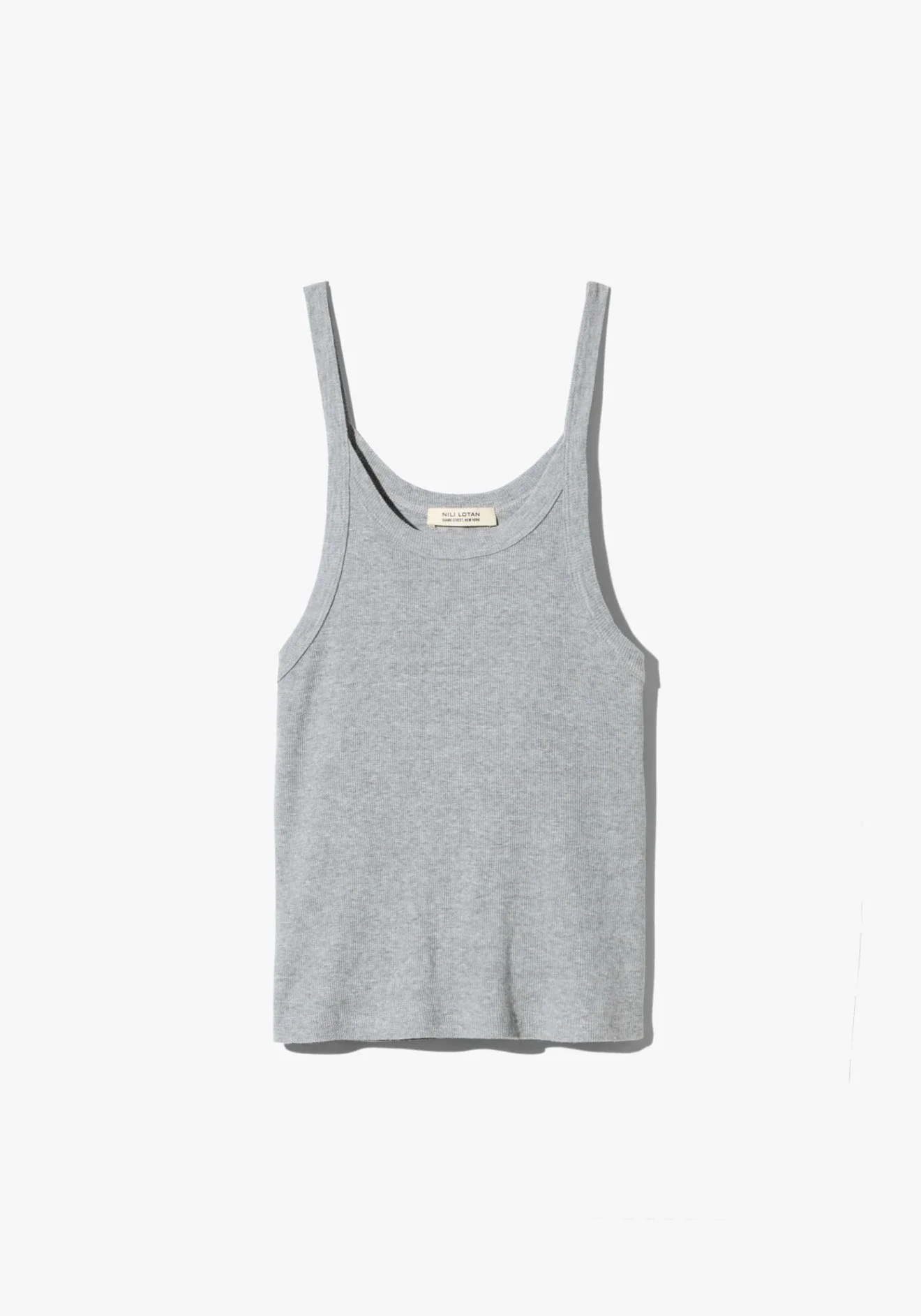 NILI LOTAN  LORETTA TANK HEATHER GREY