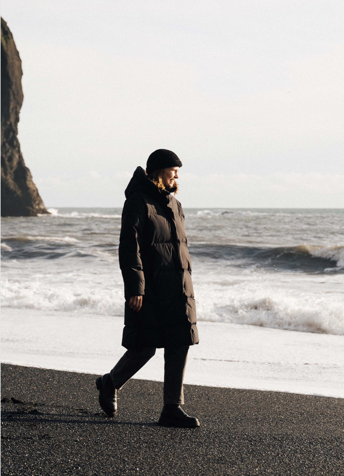 Scandinavian Edition Swell III Down Coat in black with fixed hood and quilted design — Sabine Kohler Boutique.png