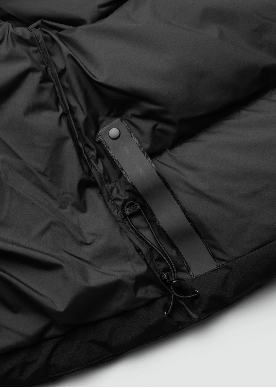 Scandinavian Edition Block II Down Jacket in black with high collar and quilted design — Sabine Kohler Boutique2.png