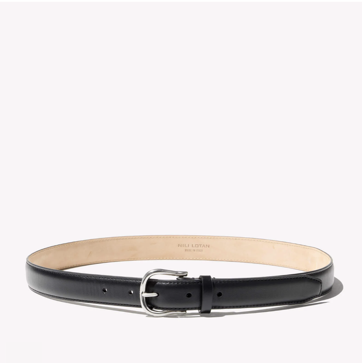 Nili Lotan Amelia Belt in Black Italian calfskin leather — Sabine Kohler Boutique 2.png