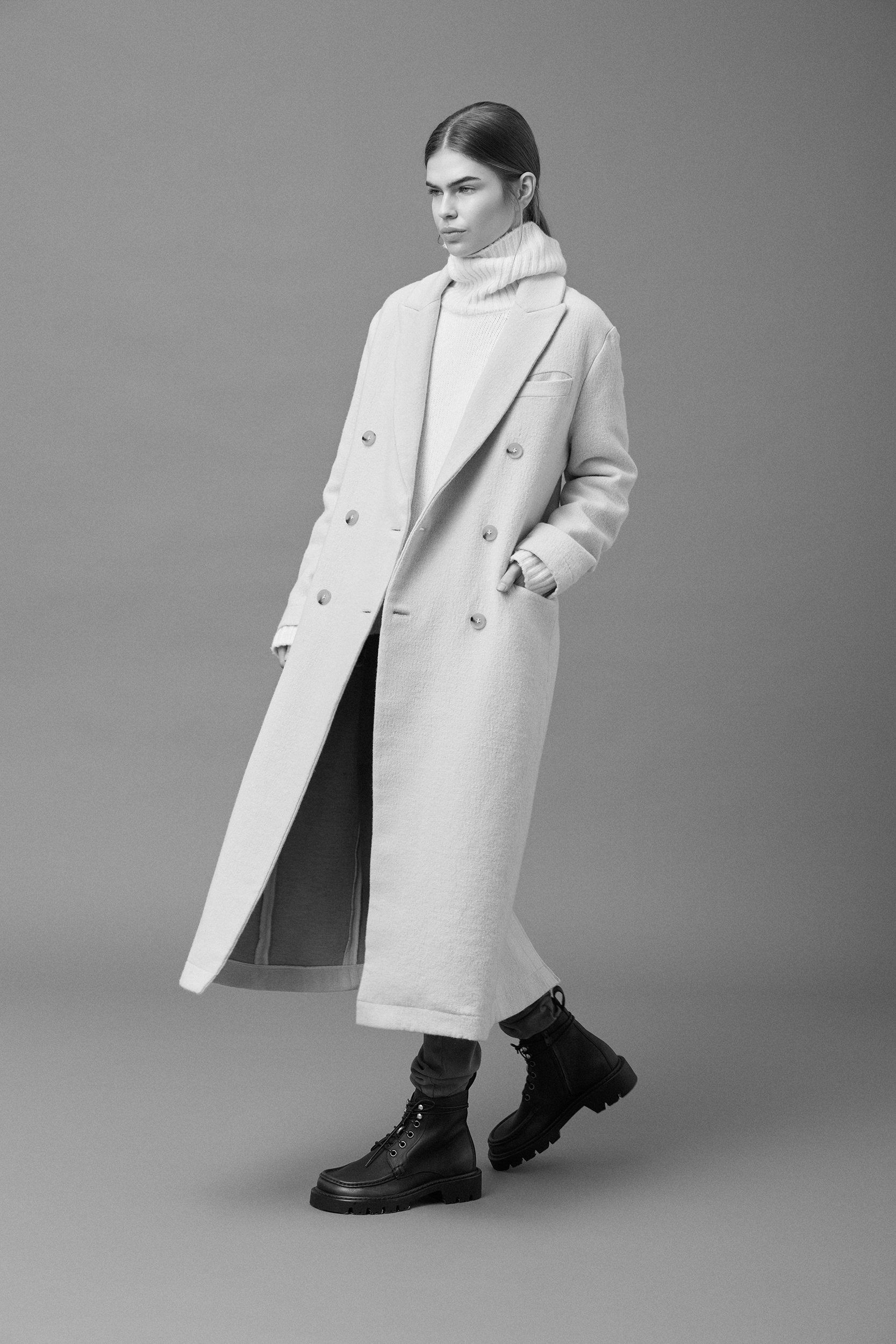 KRISTENSEN DU NORD TWO TONE COAT