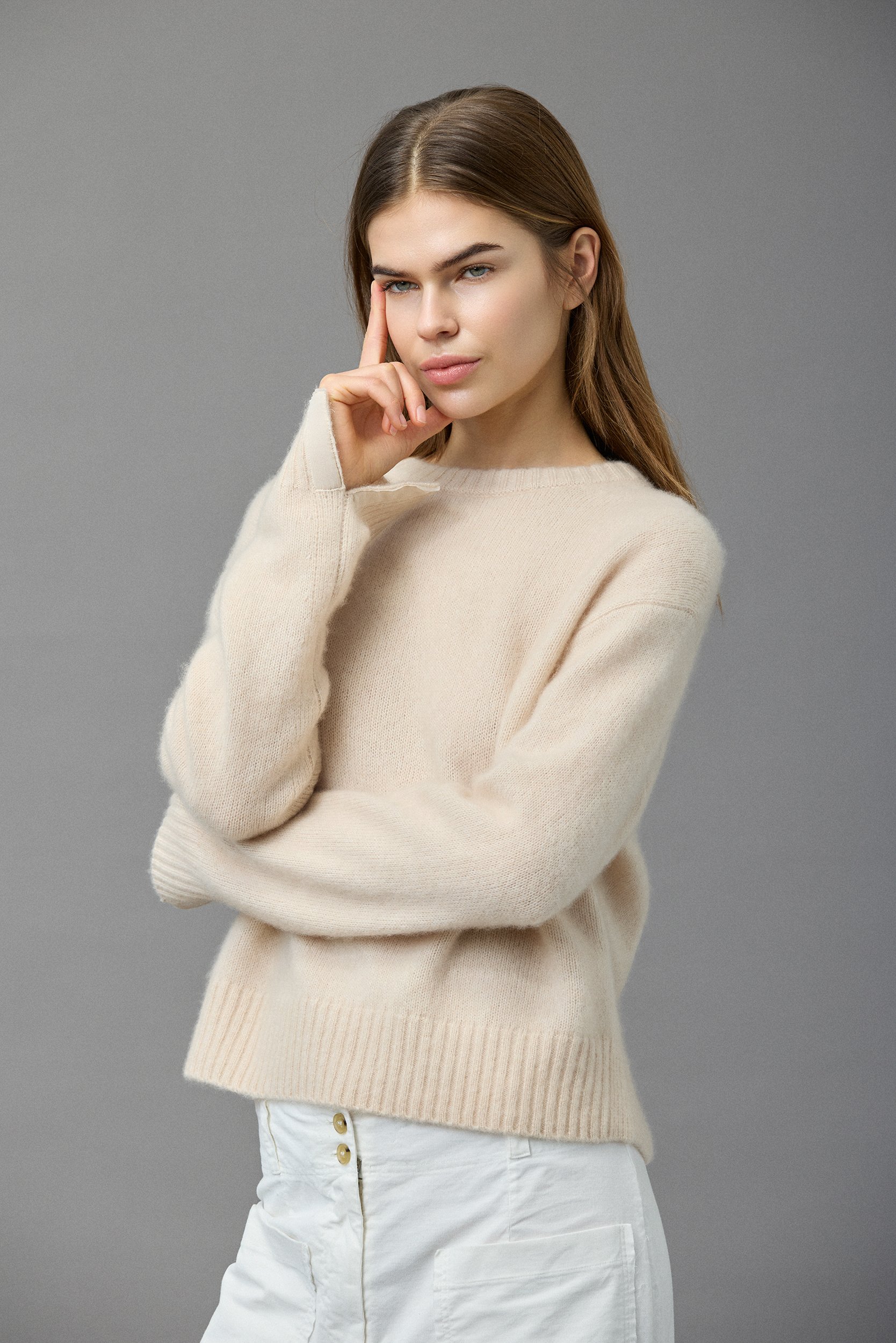 KRISTENSEN DU NORD CASHMERE COTTON PULLOVER