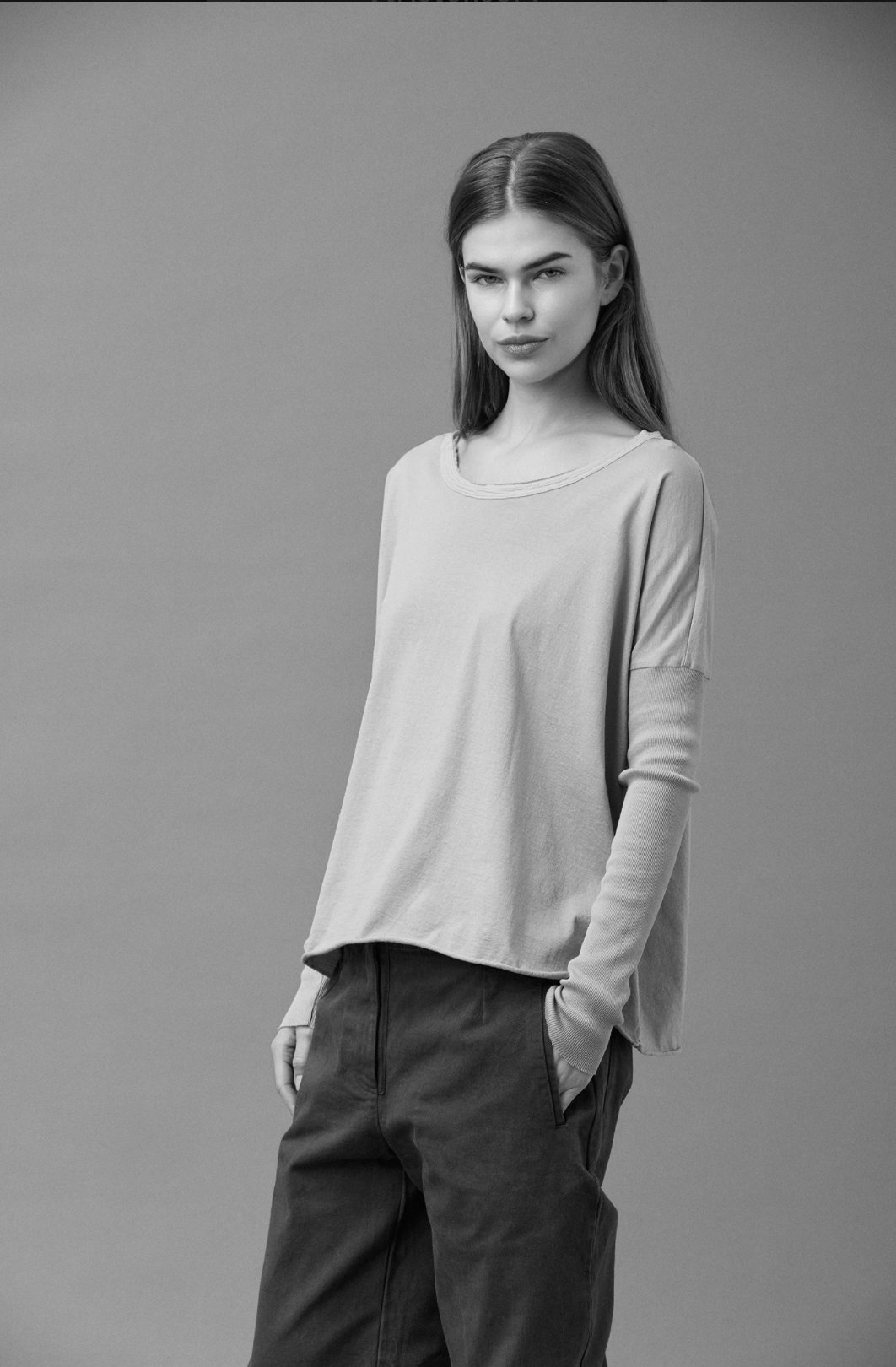 Kristensen du Nord Cotton Jersey L:S Tee in black 100% cotton — Sabine Kohler Boutique.jpg