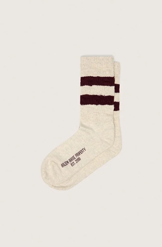 GOLDEN GOOSE  SOCKS HIGH RIB/ STRIPES/ RIPPED