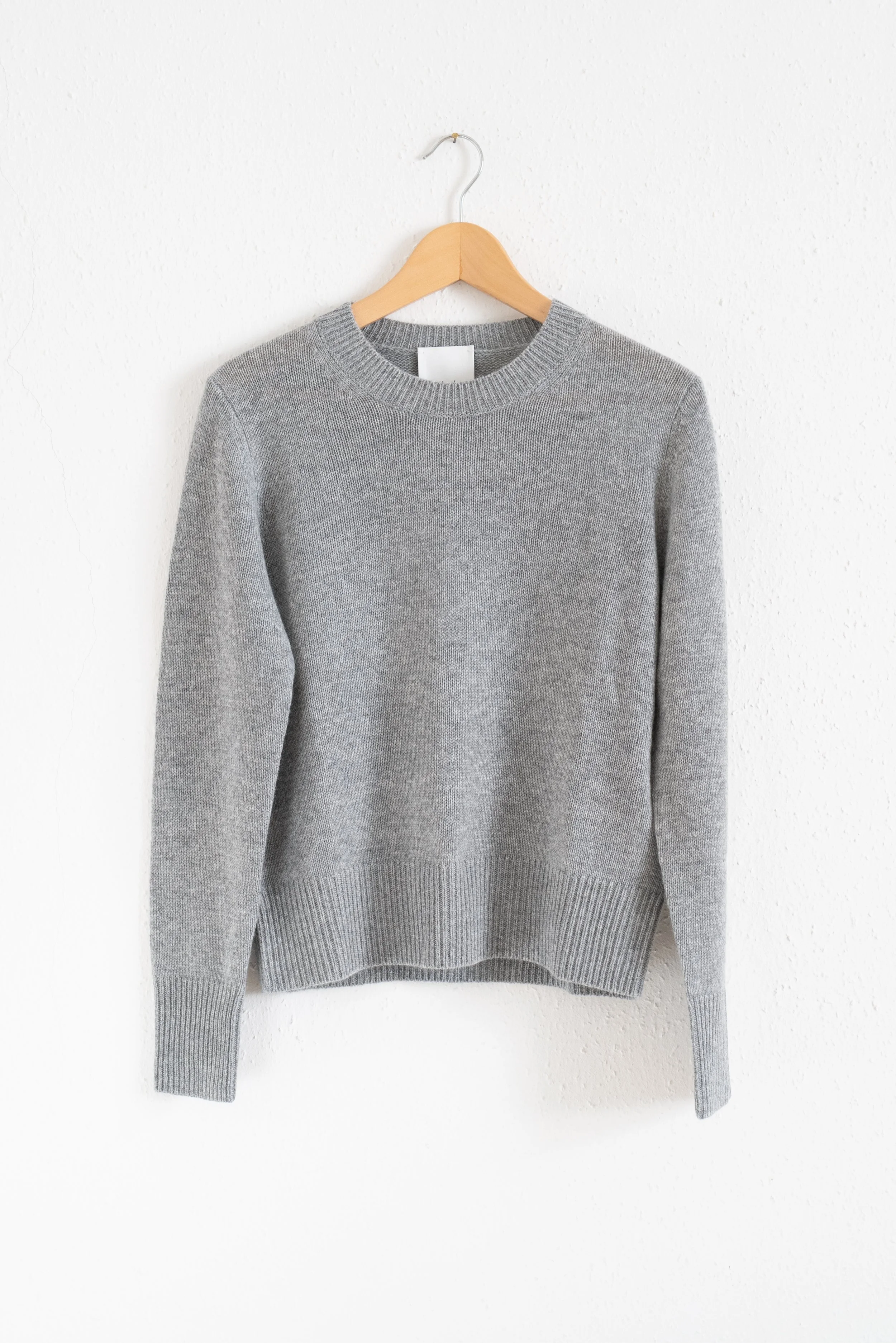 ALLUDE - SWEATER HEATHER GREY