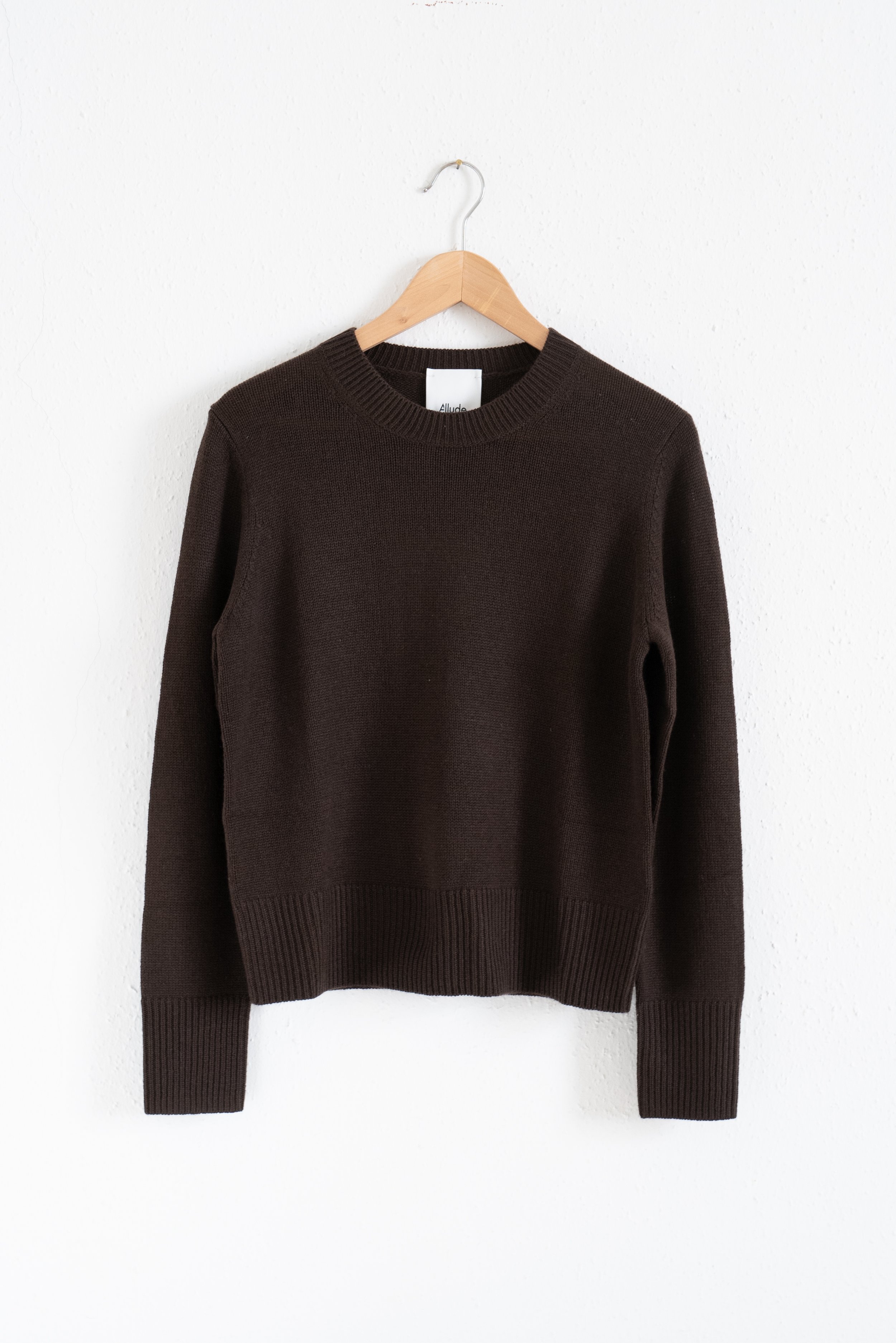 ALLUDE - SWEATER ESPRESSO