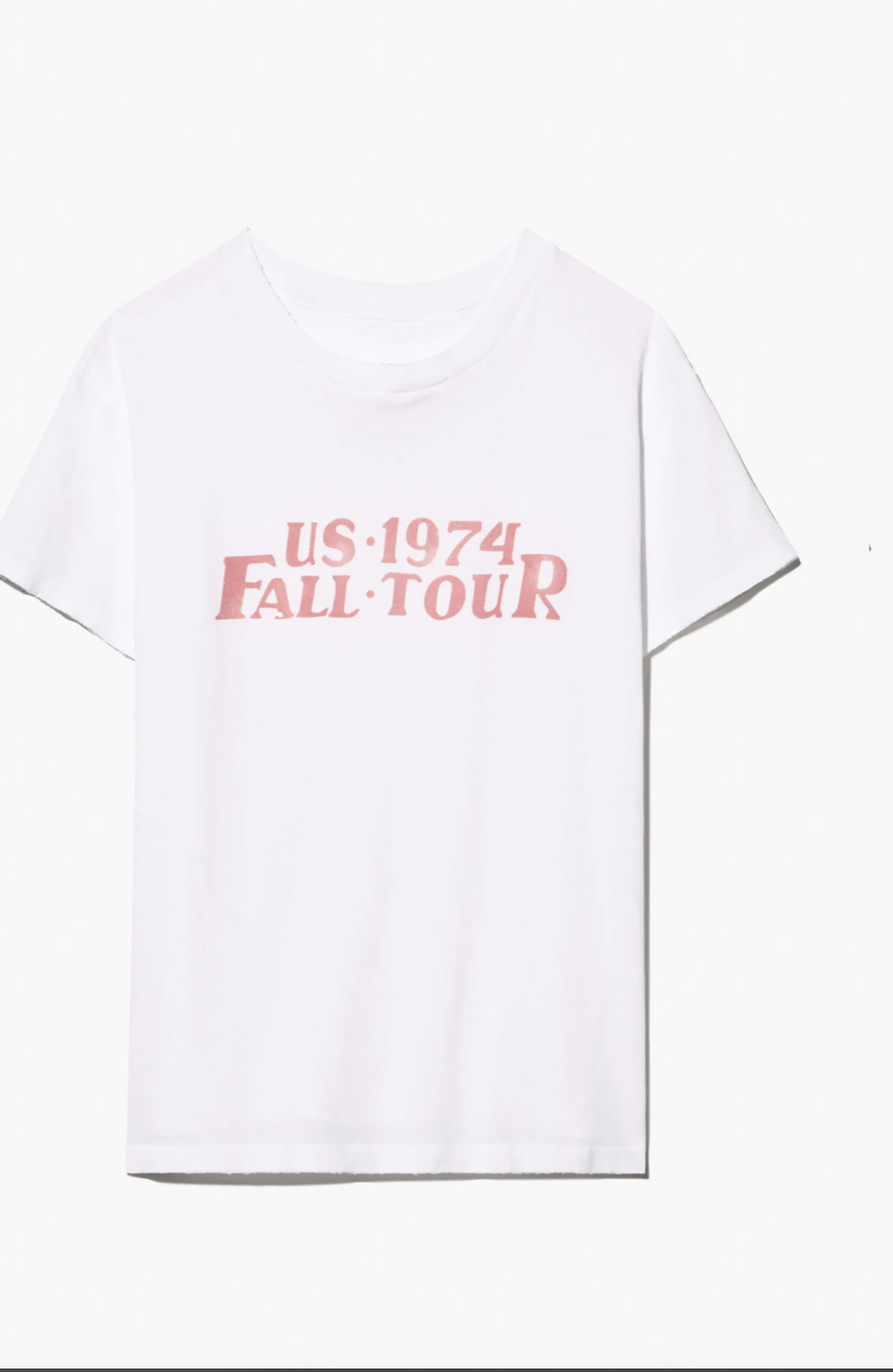 Nili Lotan Brady Tee in White with vintage red Fall Tour graphic print — Sabine Kohler Boutique 1.png