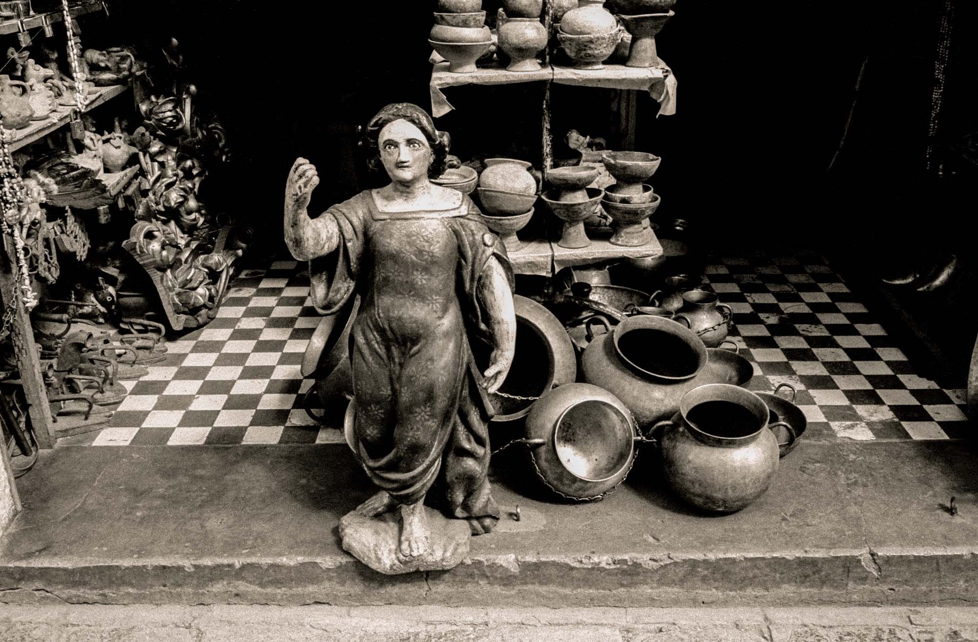 Figure and Pots