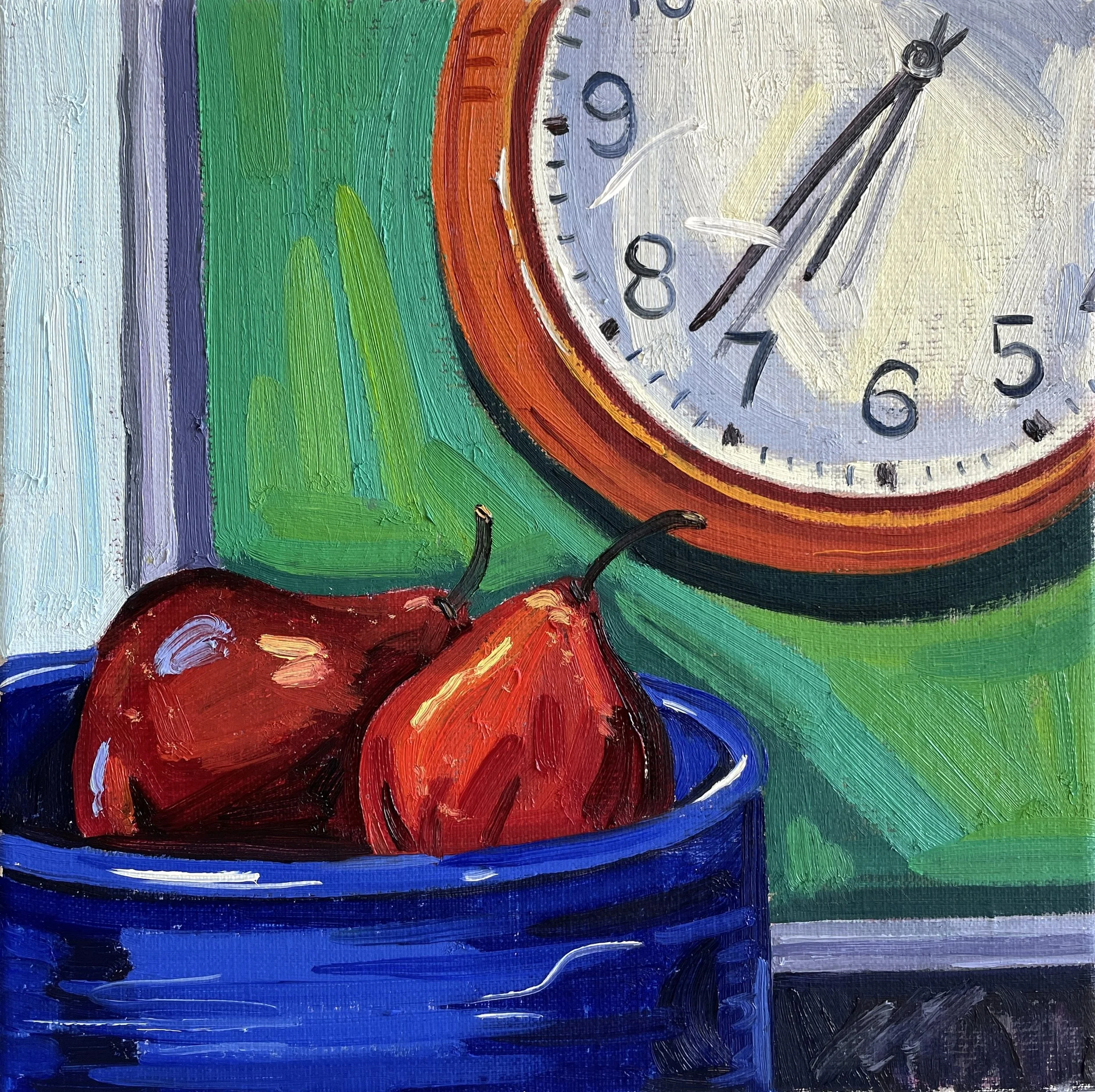 Studio Evening, 2026, oil on canvas, 20 x 20 cm, £550