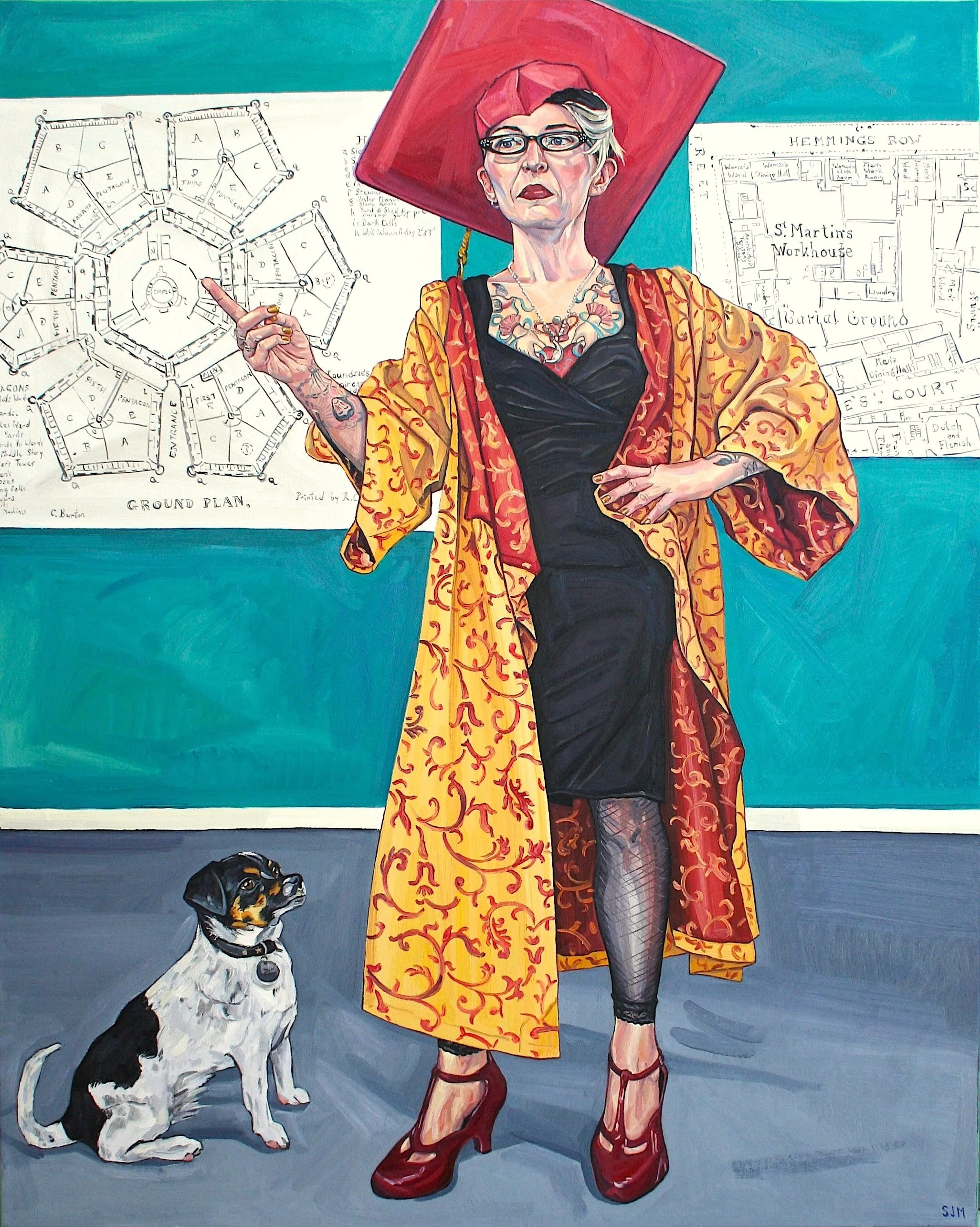 Bird La Bird,  4/50, limited edition print (framed), 43 x 30 cm