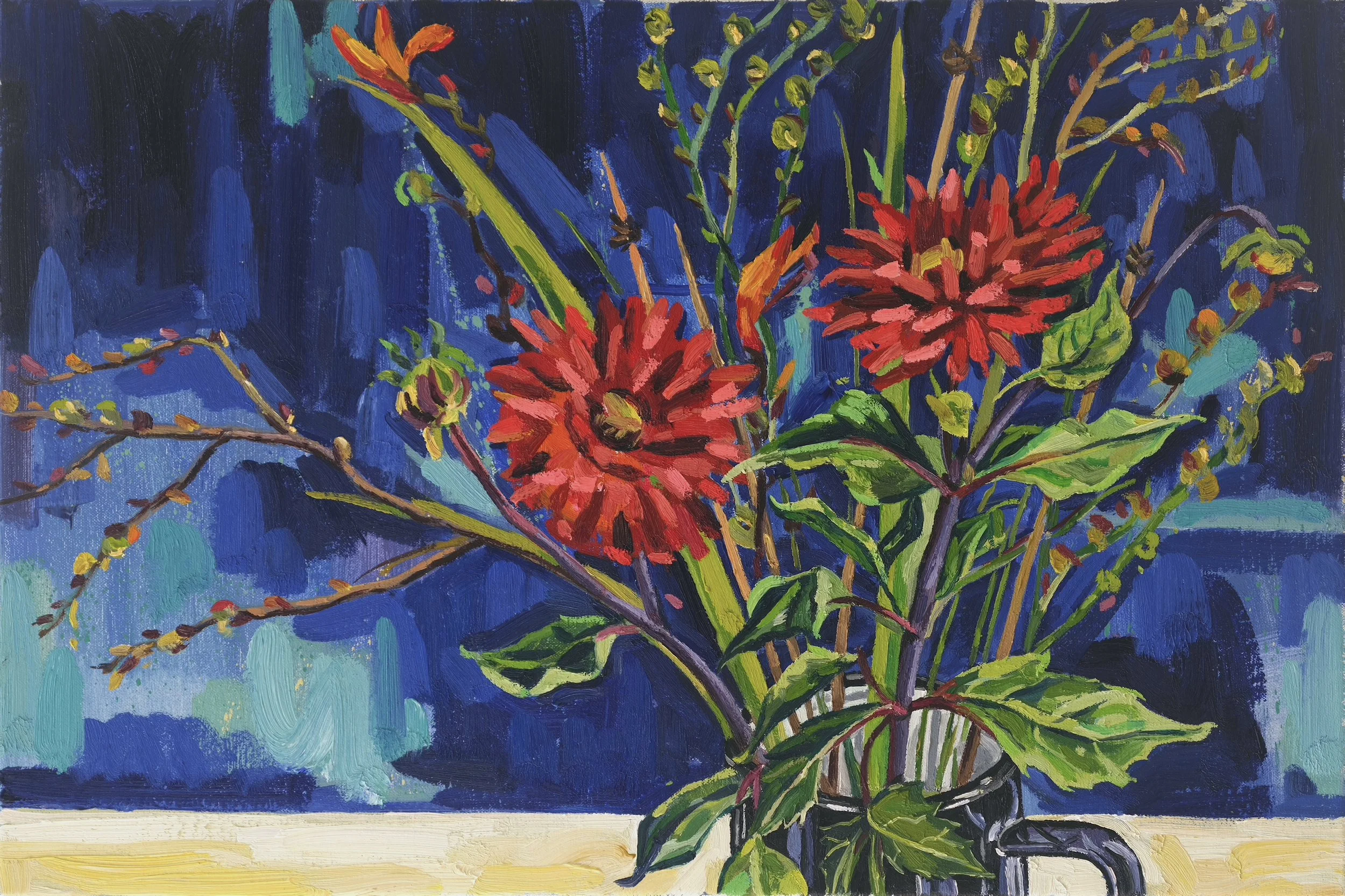 Blue Nights, 2022, oil on linen, 40 x 60 cm, £3000