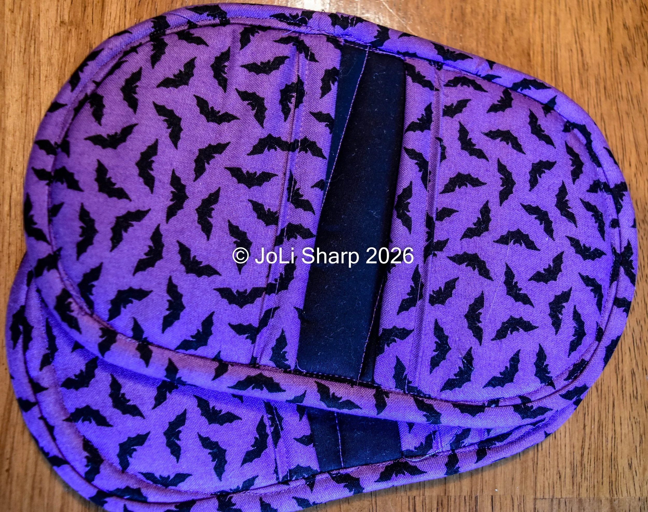 Purple Bats Pot Holders