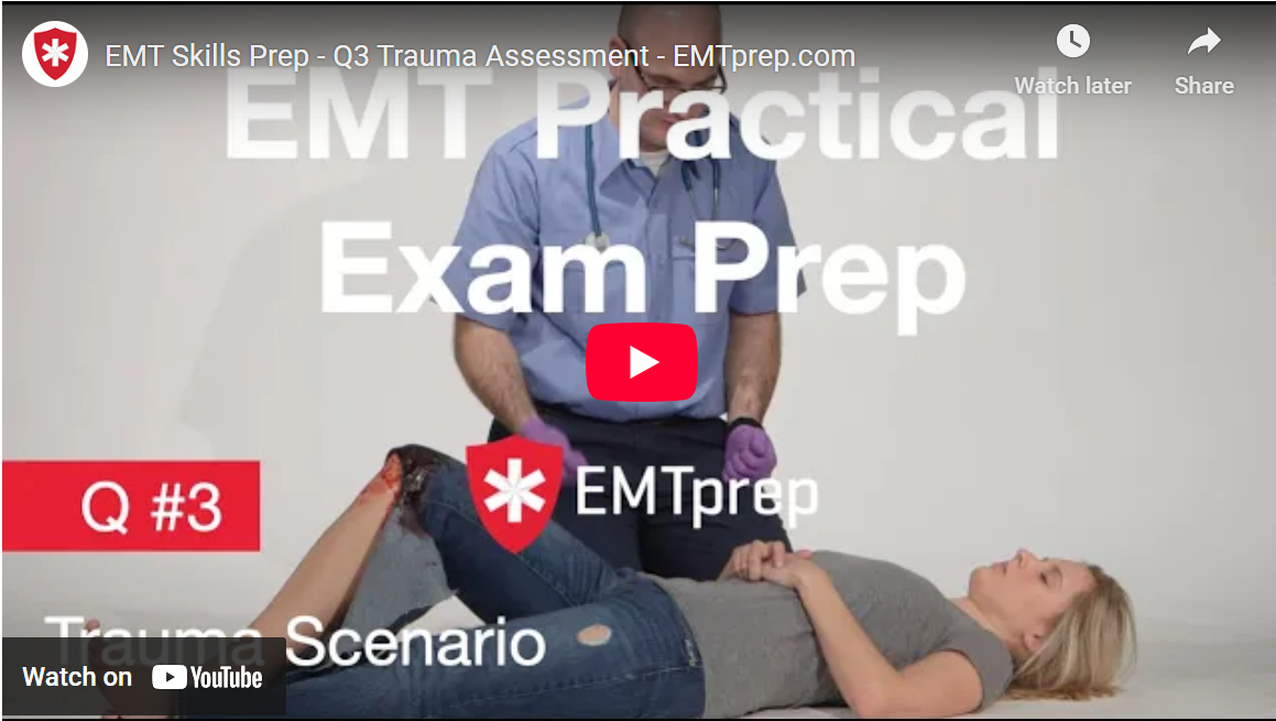 EMT Skills Prep - Q3 Trauma Assessment - Speaking Skills