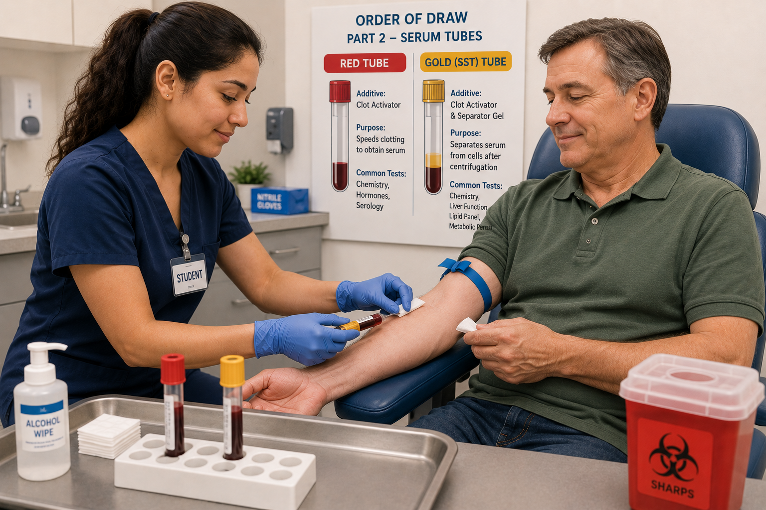 Phlebotomy - Order of Draw Stories — Part 2 - “The Serum Tubes”