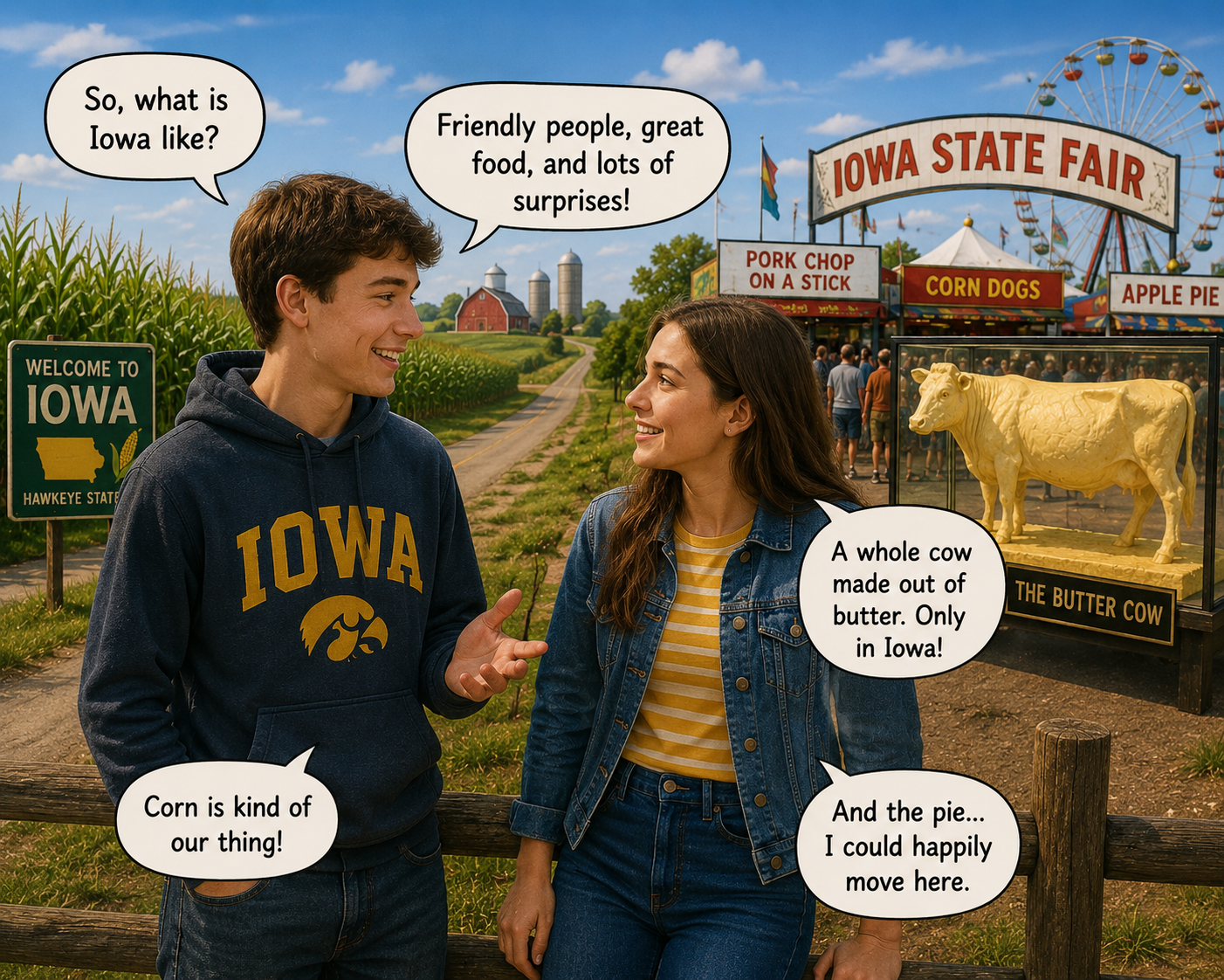 A Story About Iowa (Learn English and About American Culture)
