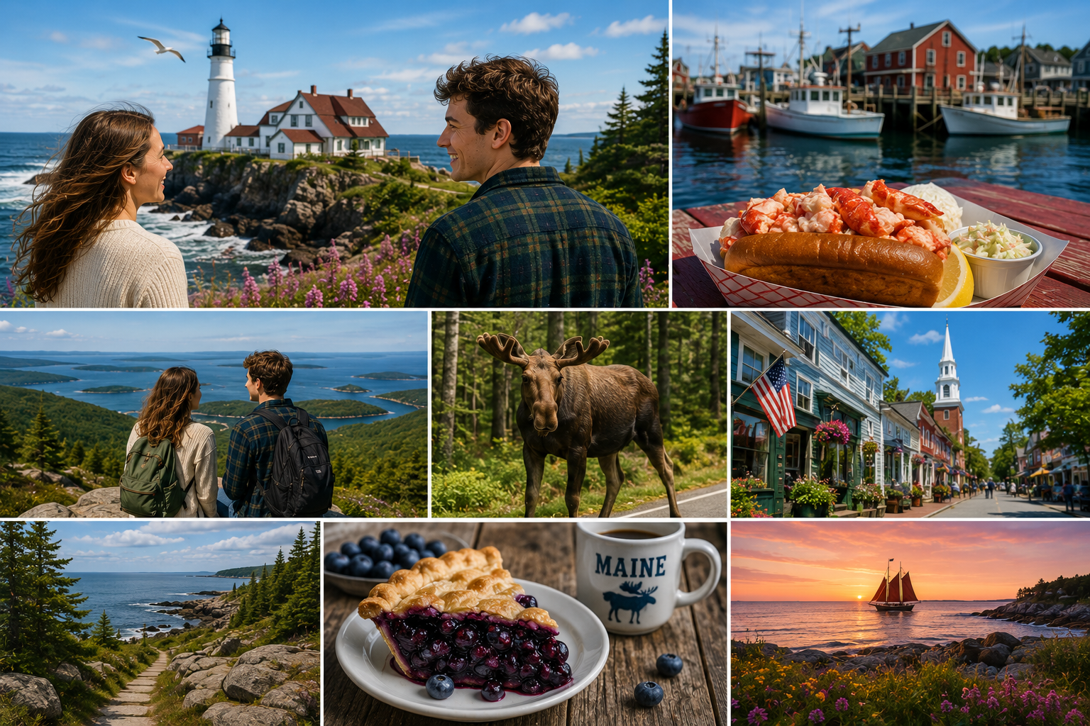A Story About Maine (Learn English and About American Culture)