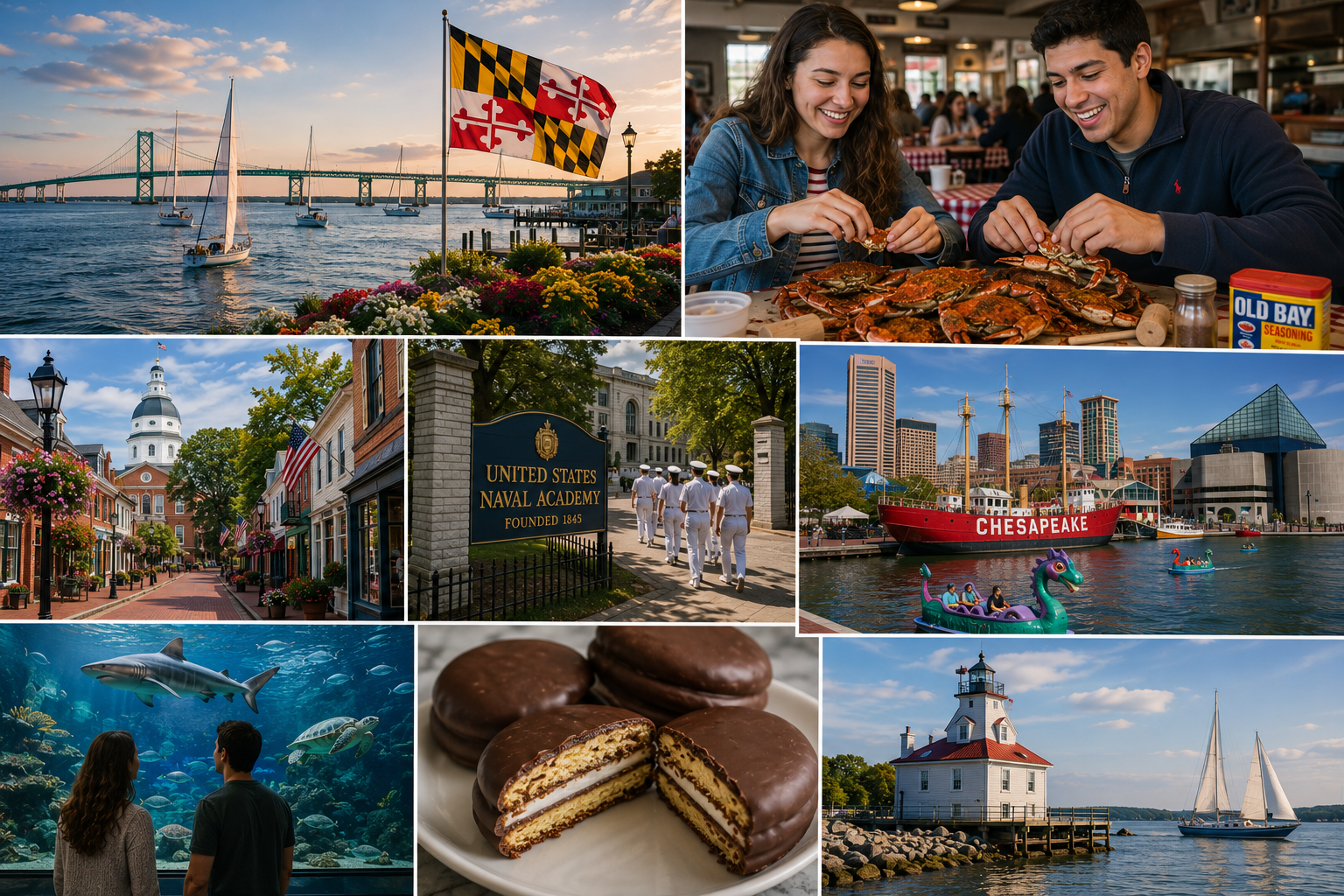 A Story About Maryland (Learn English and About American Culture)