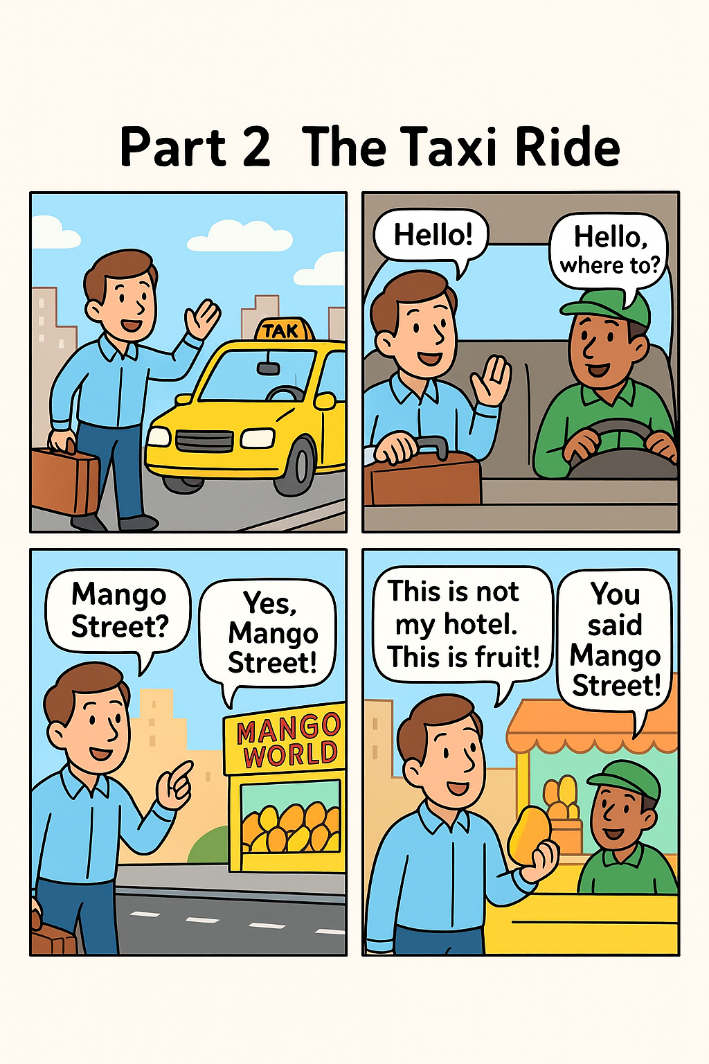 Part 2: The Taxi Ride (Tom’s First Day in America) — Yager Stuff ...