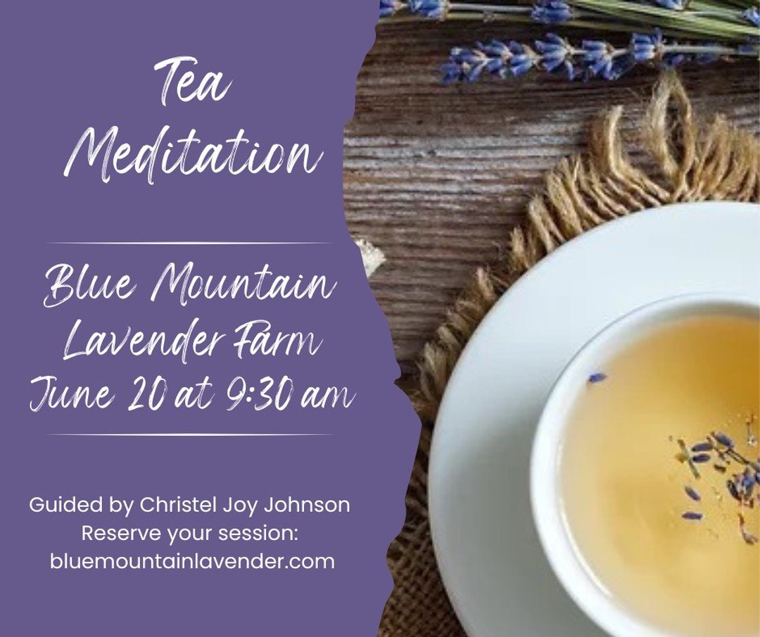 Celebrate summer solstice and immerse yourself in mindfulness and relaxation as you join our tea meditation led by Christel Joy. Savor the delicate flavors of lavender-infused tea, allowing each sip to deepen your connection with the present moment a