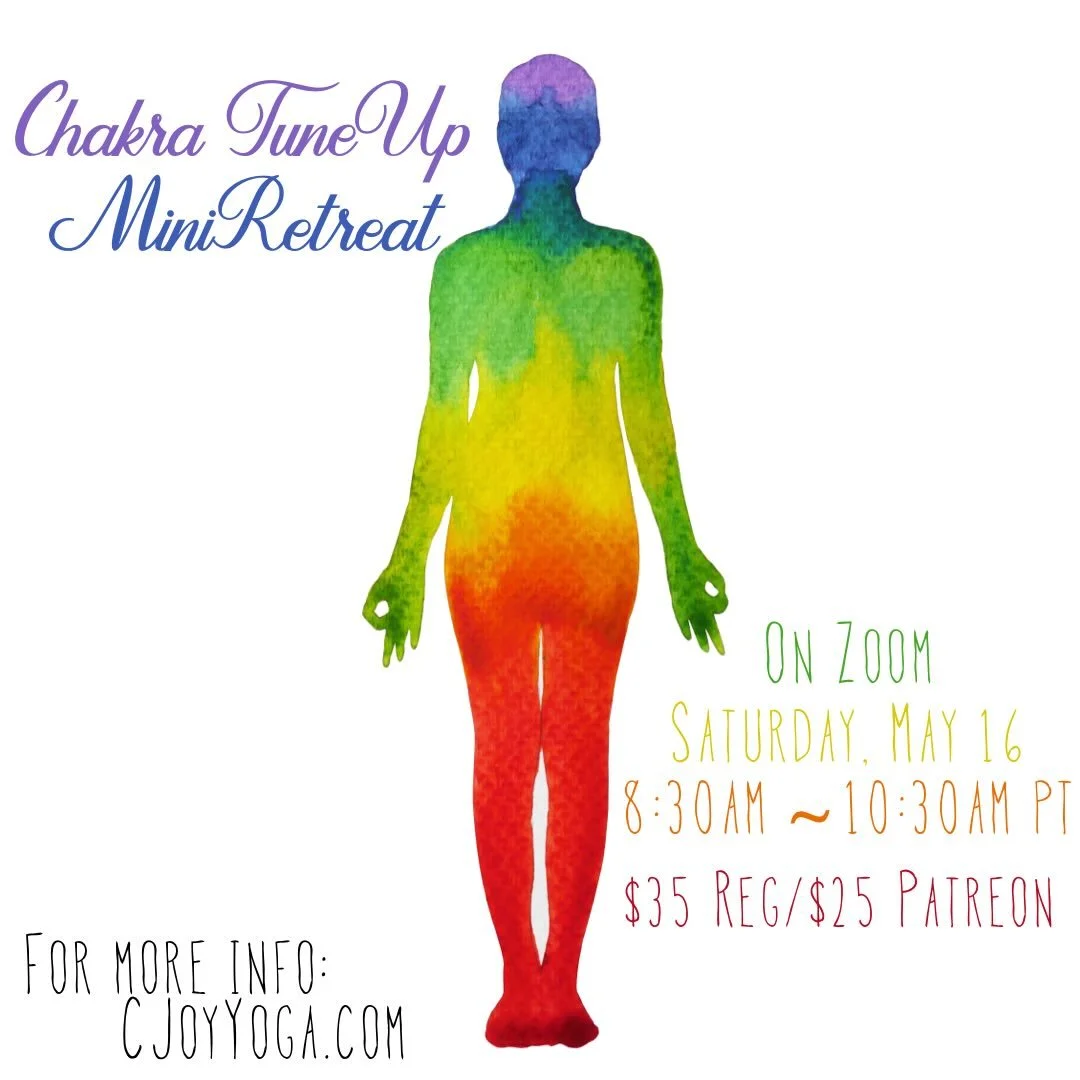 Join us for a Chakra balancing class online Saturday, May 16th. 

NO - you do not have to know anything about the Chakra and YES - you can be new to yoga. For those of us who are familiar with yoga - it&rsquo;ll be many of the poses you know and love