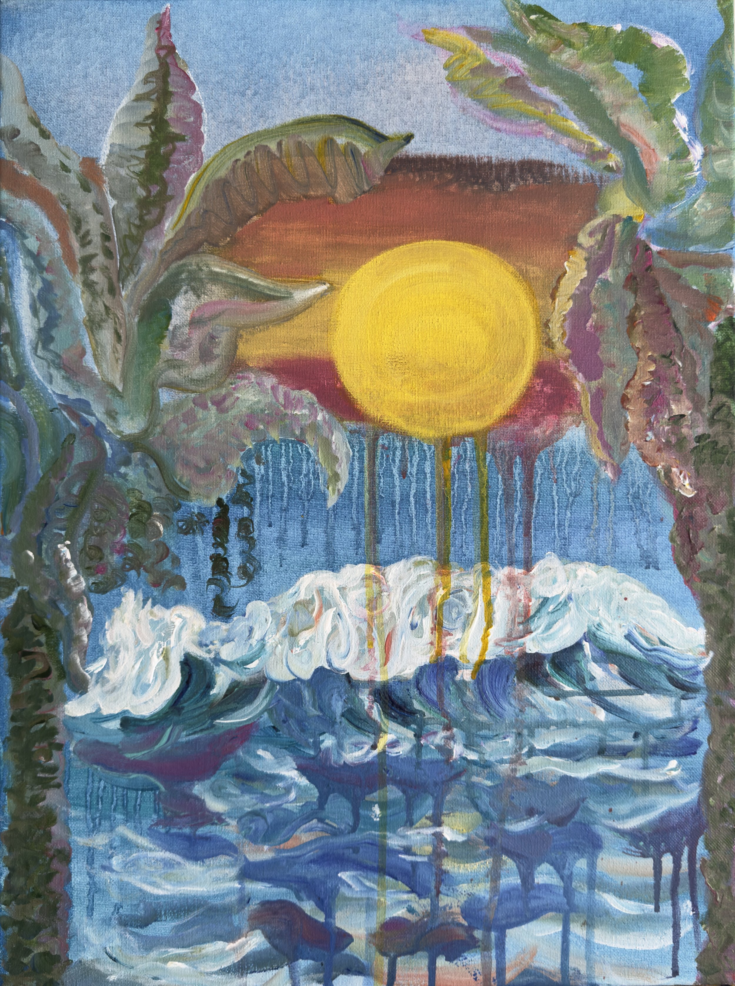 "Interpretations" Abstract Seascape on Canvas