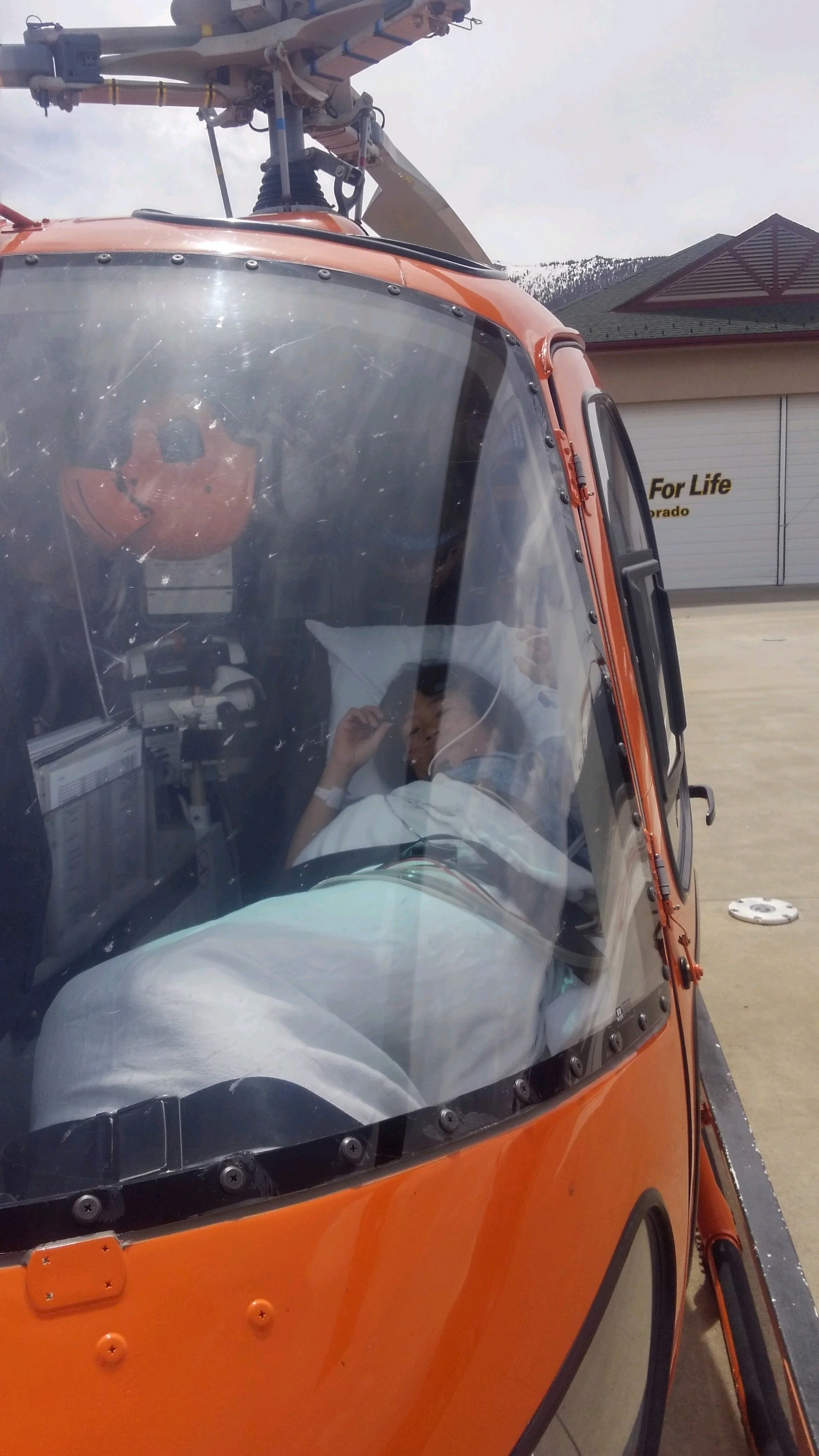 Getting life flighted to Denver