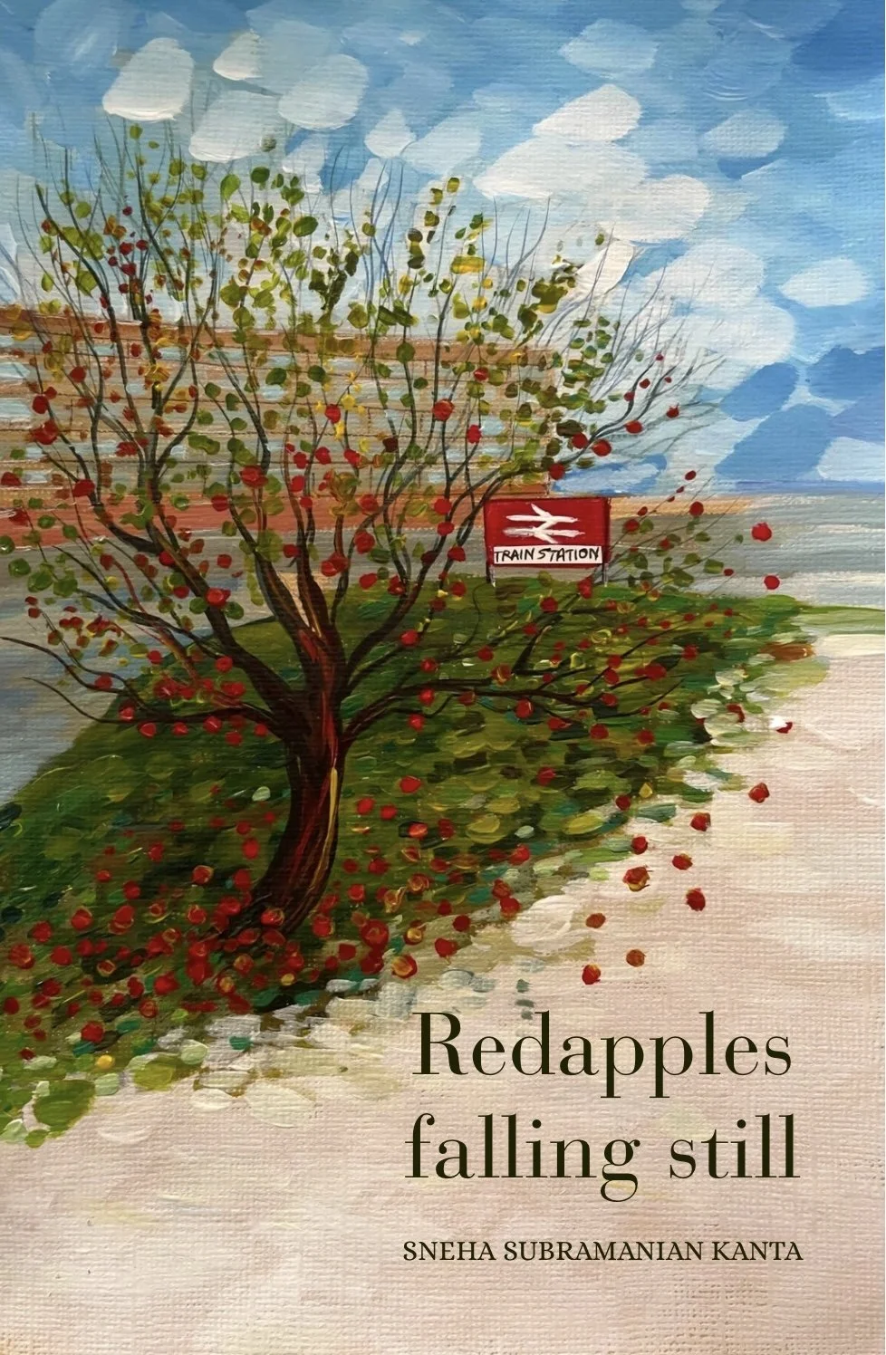 Redapples falling still by Sneha Subramanian Kanta