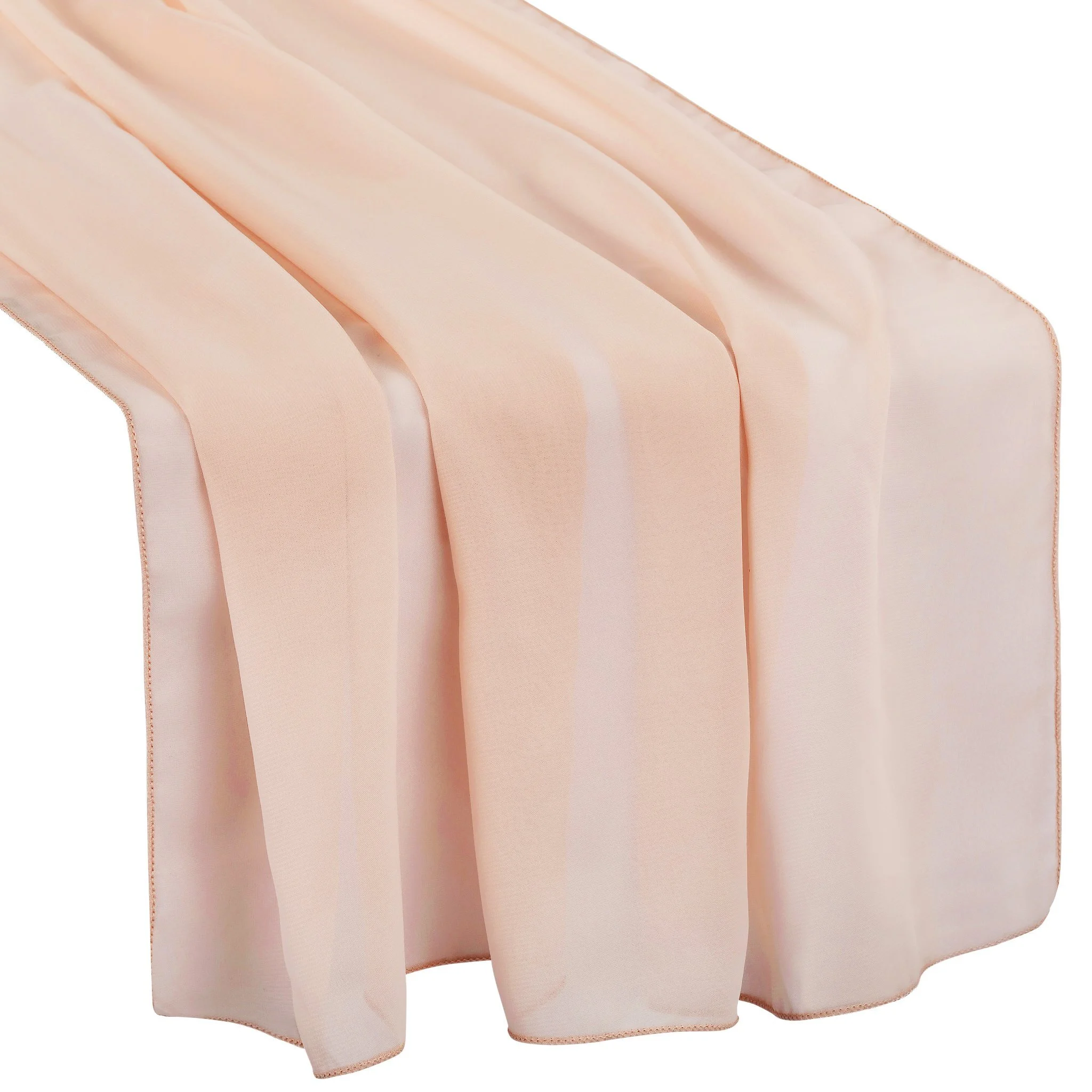CHIFFON BLUSH PINK RUNNER 27”x120” - $6.00