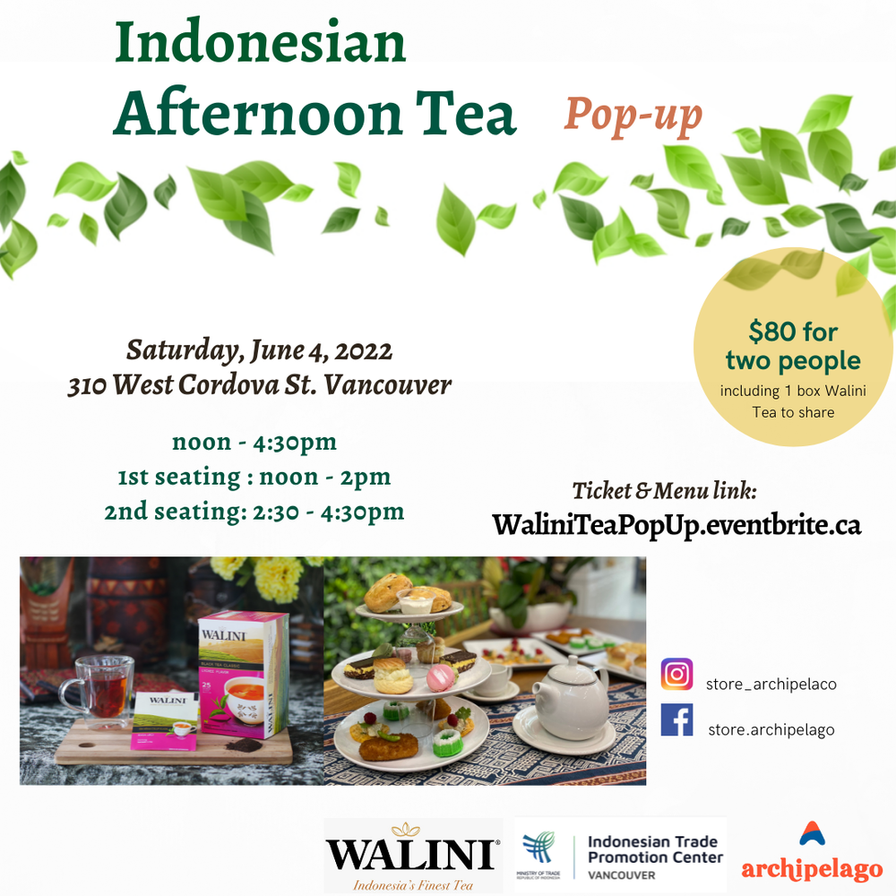 Indonesian Afternoon Tea Pop-Up — archipelago