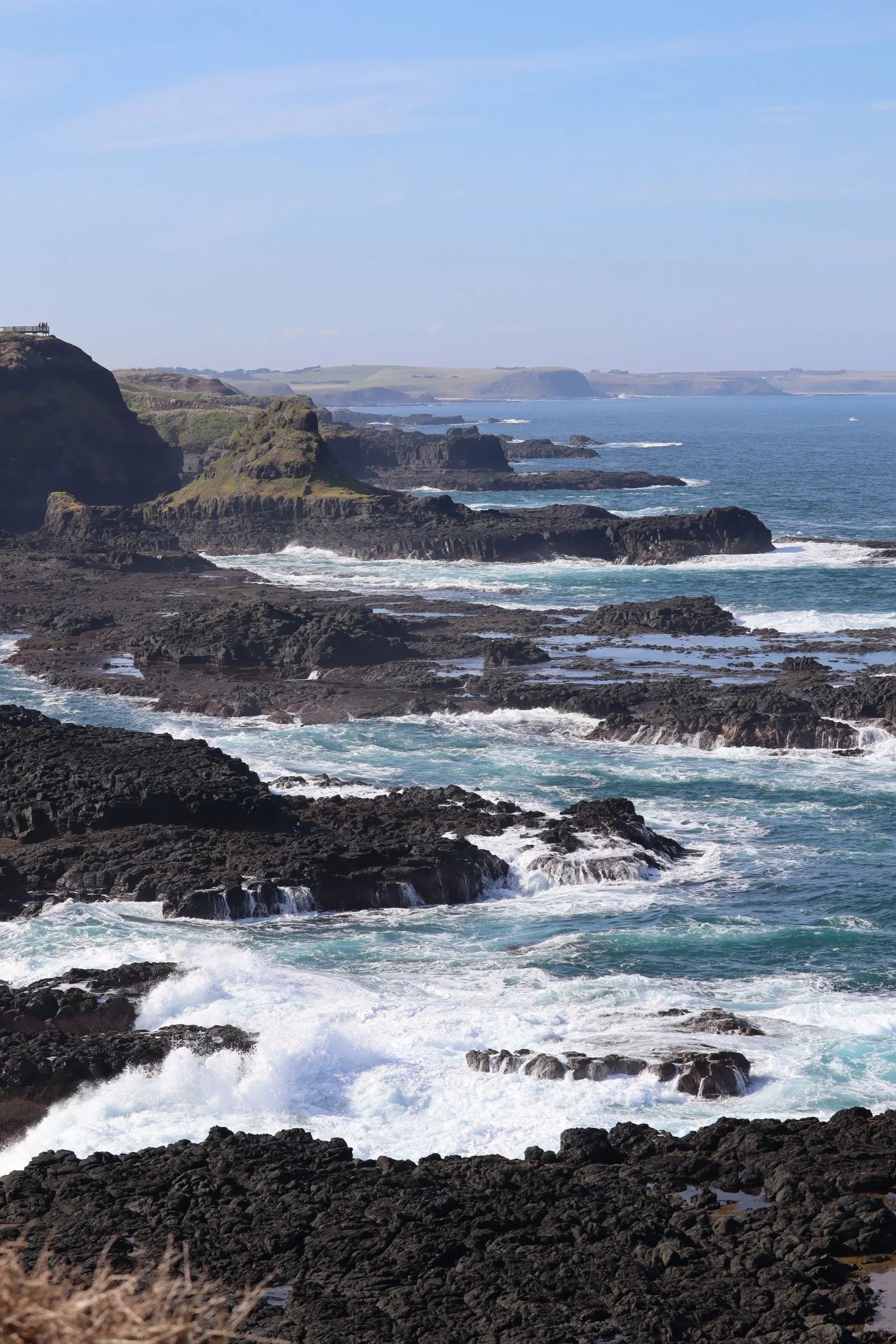 Coastline near San Remo, arriving at Phillip Island