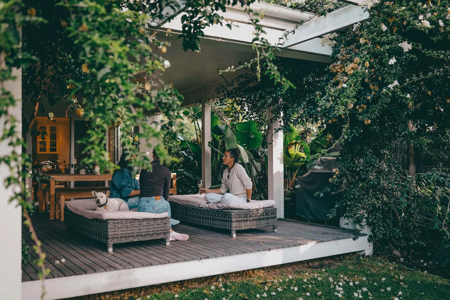 Inside Verandah Retreat, a pet-friendly holiday house in Cowes, Phillip Island