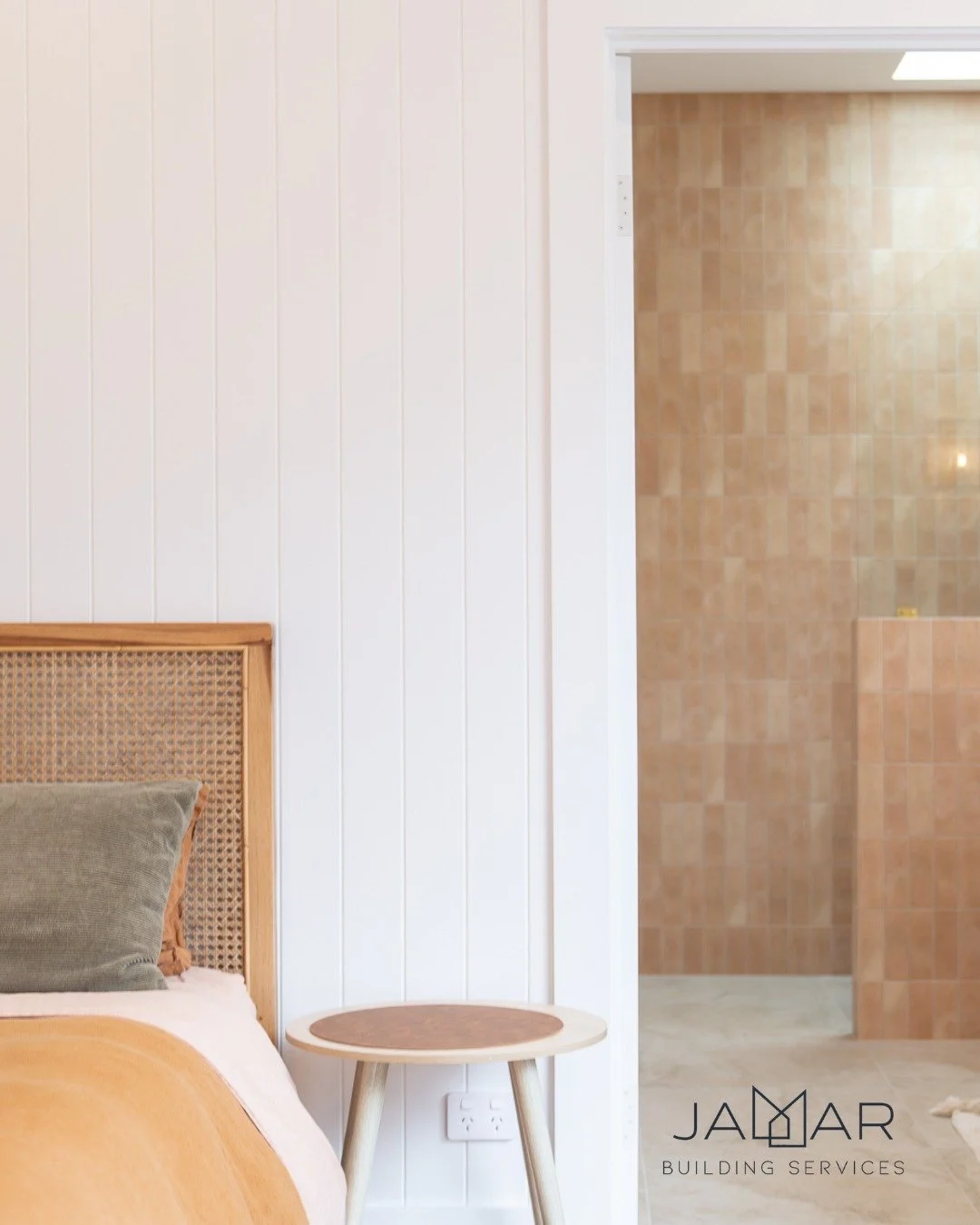 ✨ Seamless serenity.

From soft linens to warm tile tones, this space flows with intention &mdash; designed to bring ease, calm, and quiet luxury to everyday living.

At Jamar Building Services, we understand that the best homes don&rsquo;t just look
