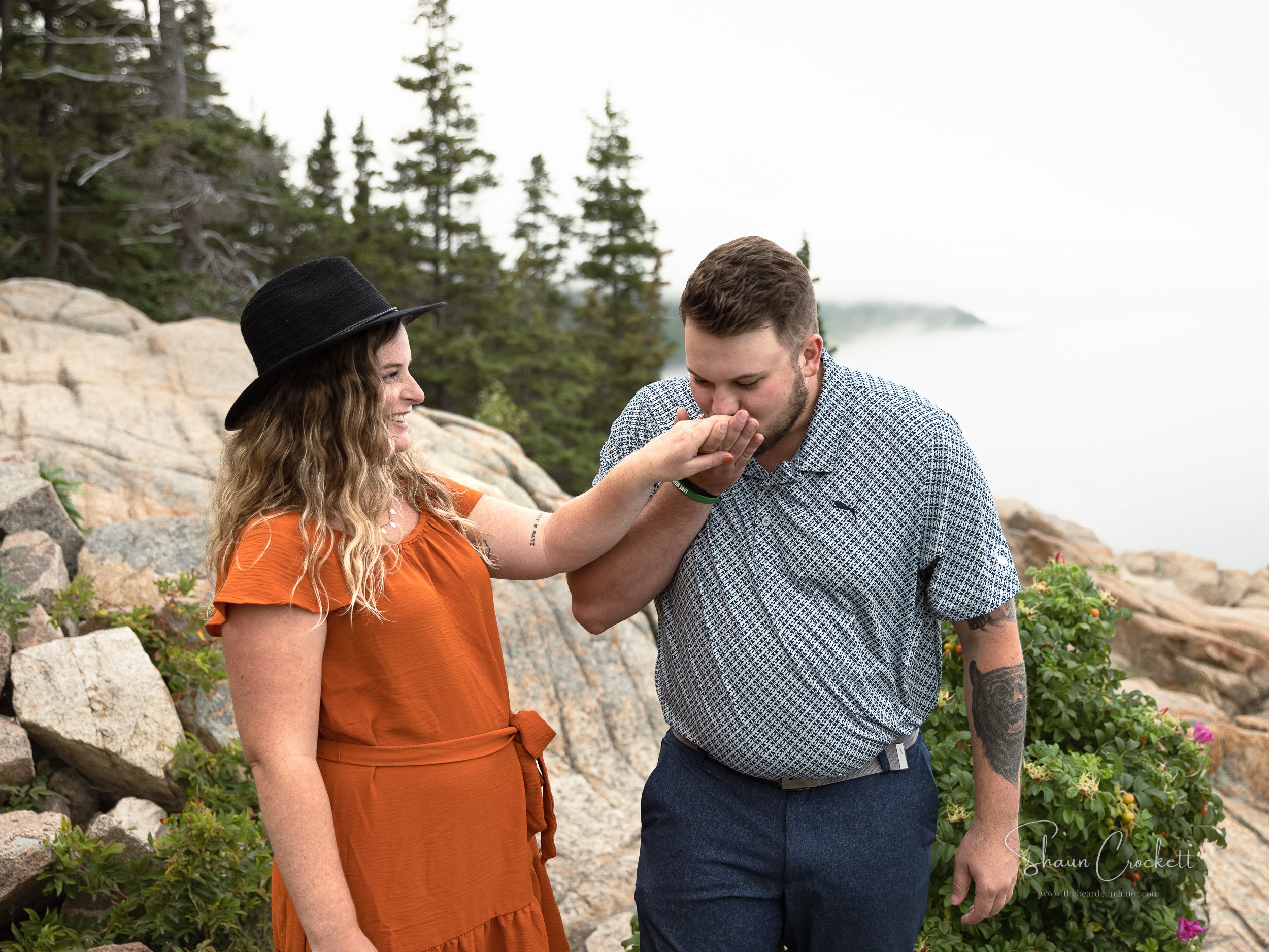 Otter Cliffs Engagement Session