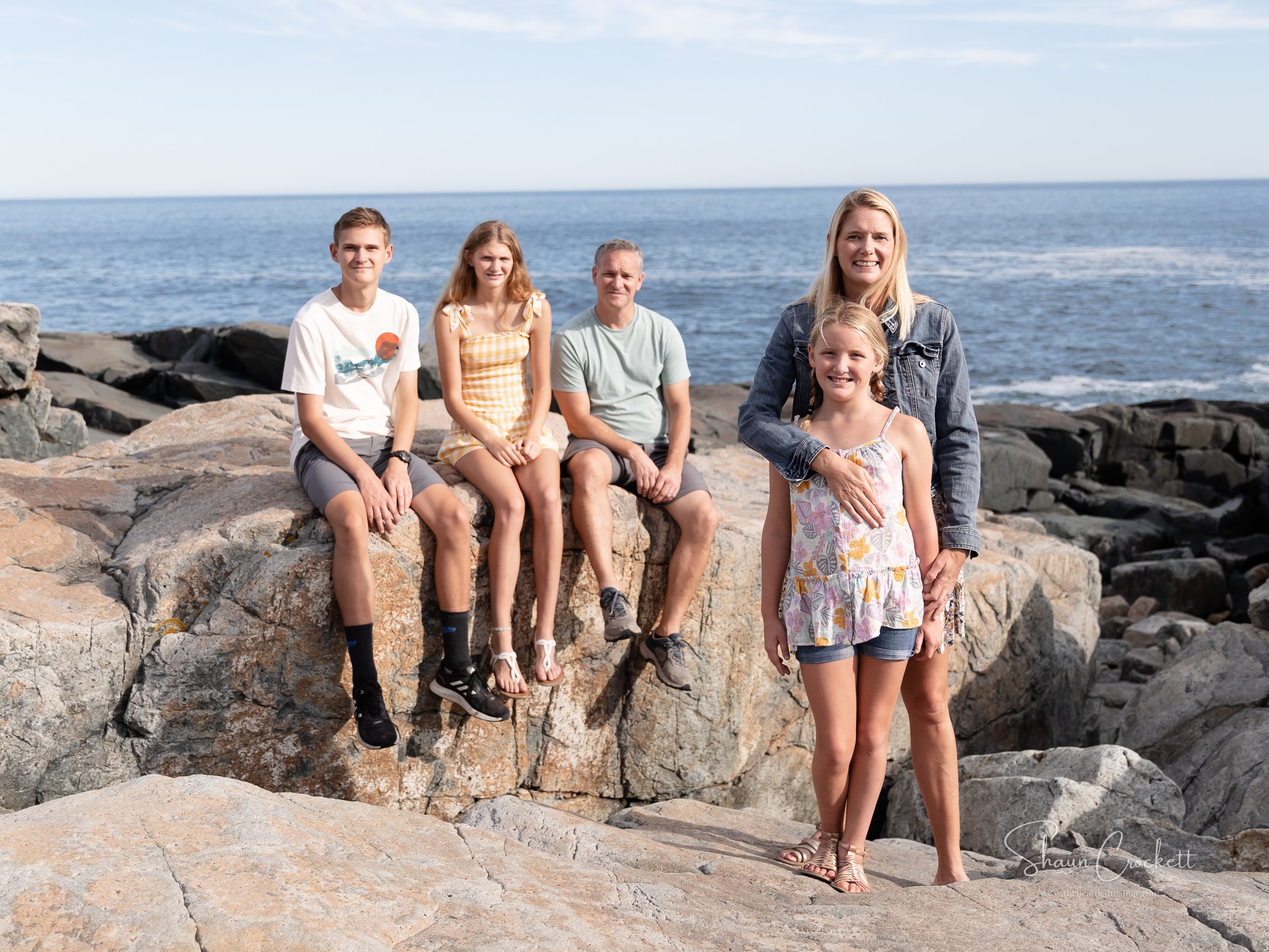 Family Portraits in Acadia National Park