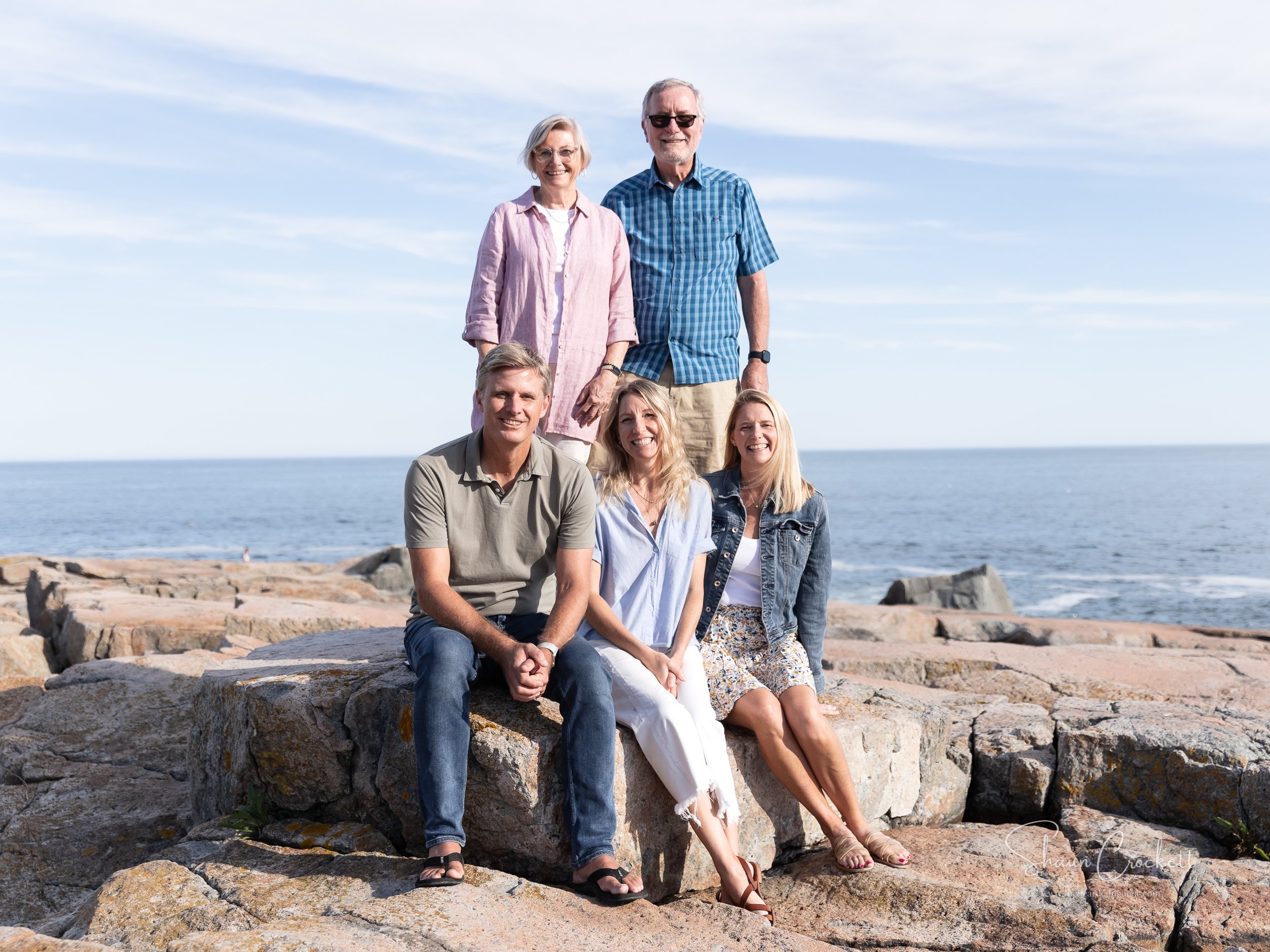 Family Portraits in Acadia National Park