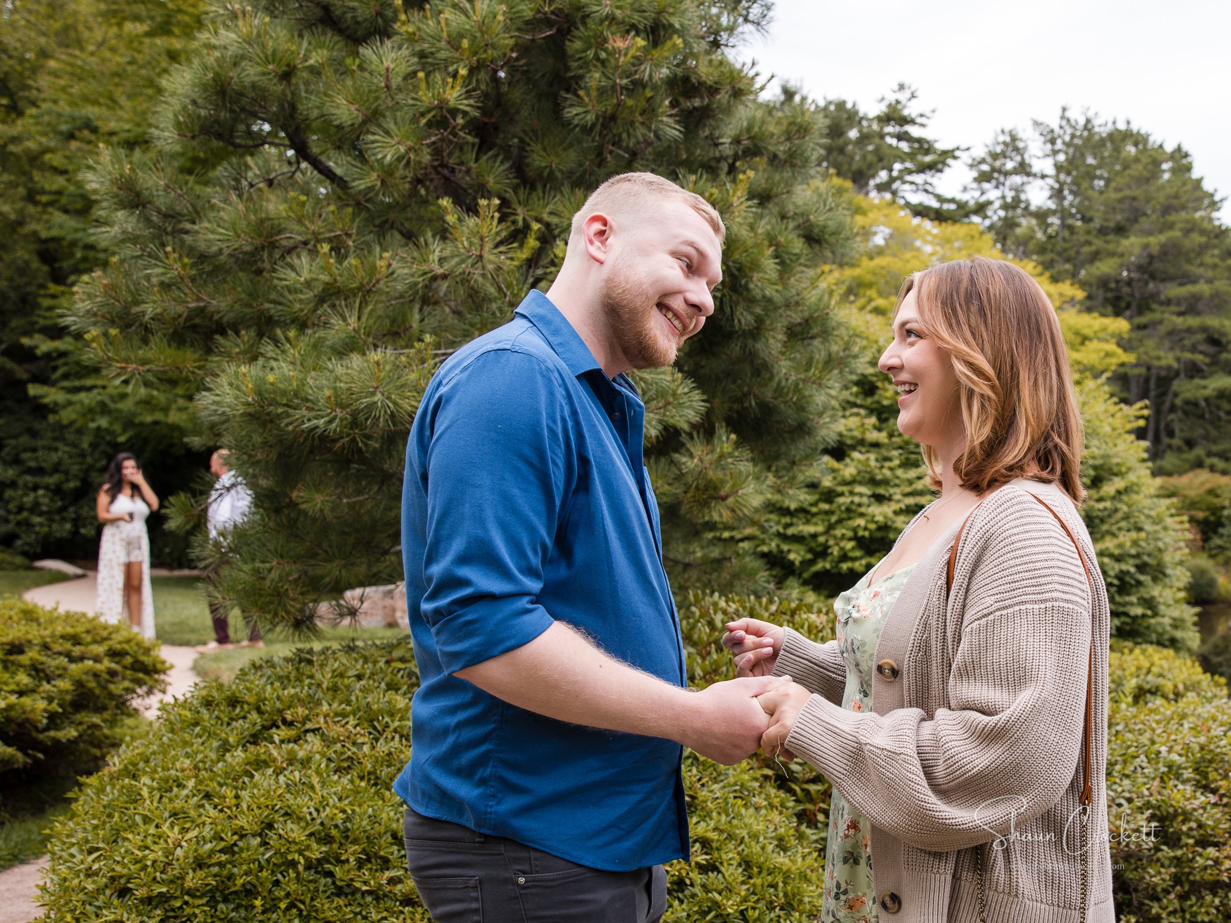 Surprise Proposal at Asticou Azalea Garden