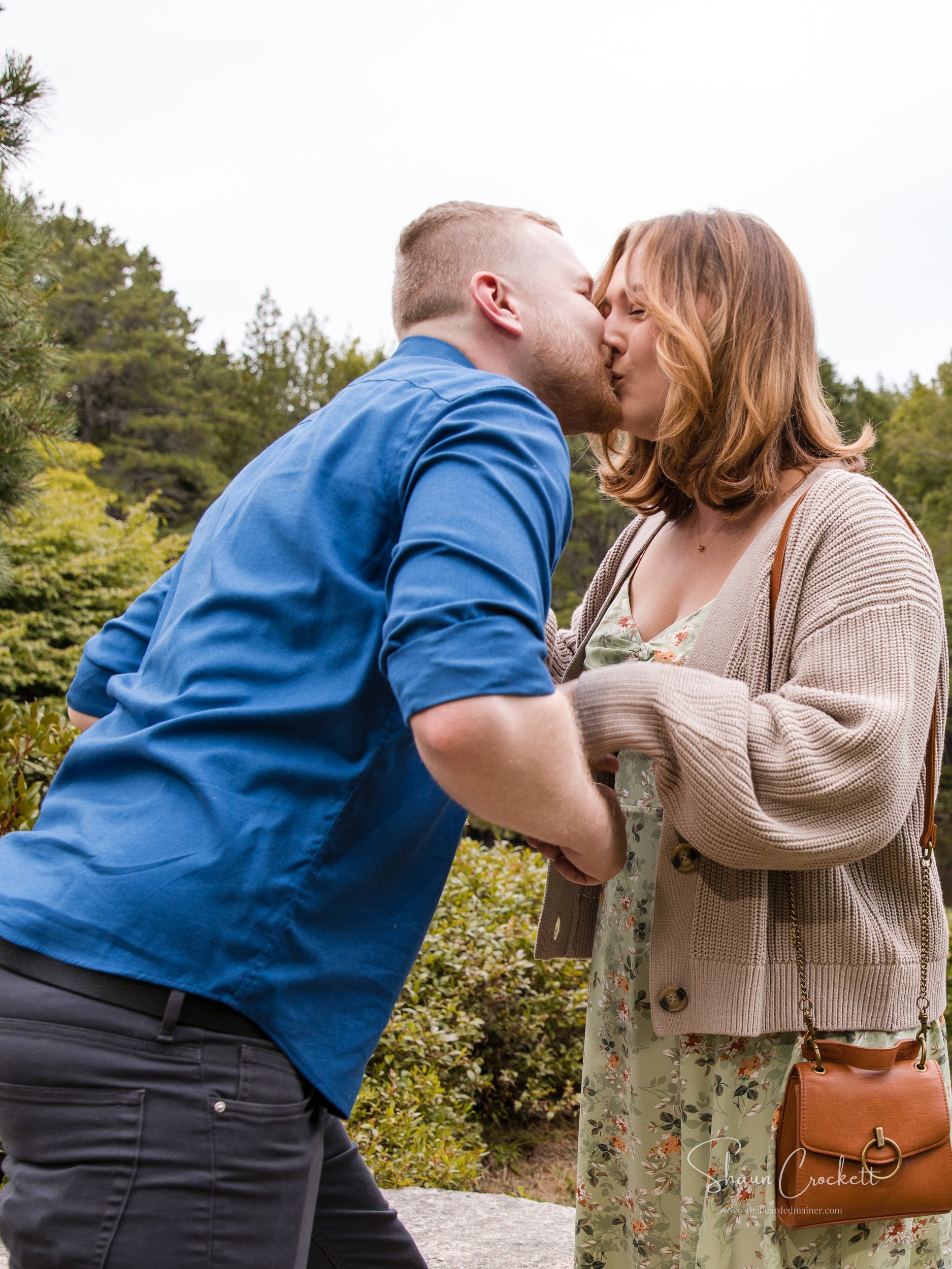 Surprise Proposal at Asticou Azalea Garden