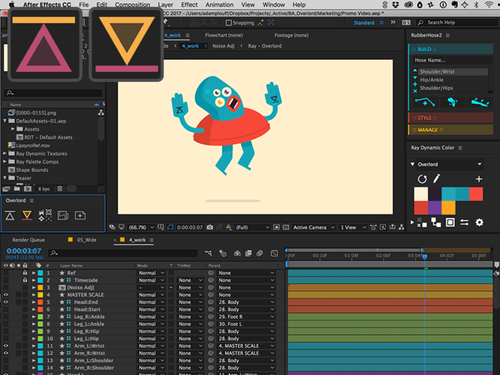 Shapes from AiOrganize layers or don't, vector shapes are now animatable with a single click.
