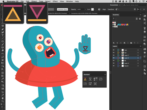 Shapes from AeUse Illustrator vector tools to edit Ae shape layers with more power than endless twirling.