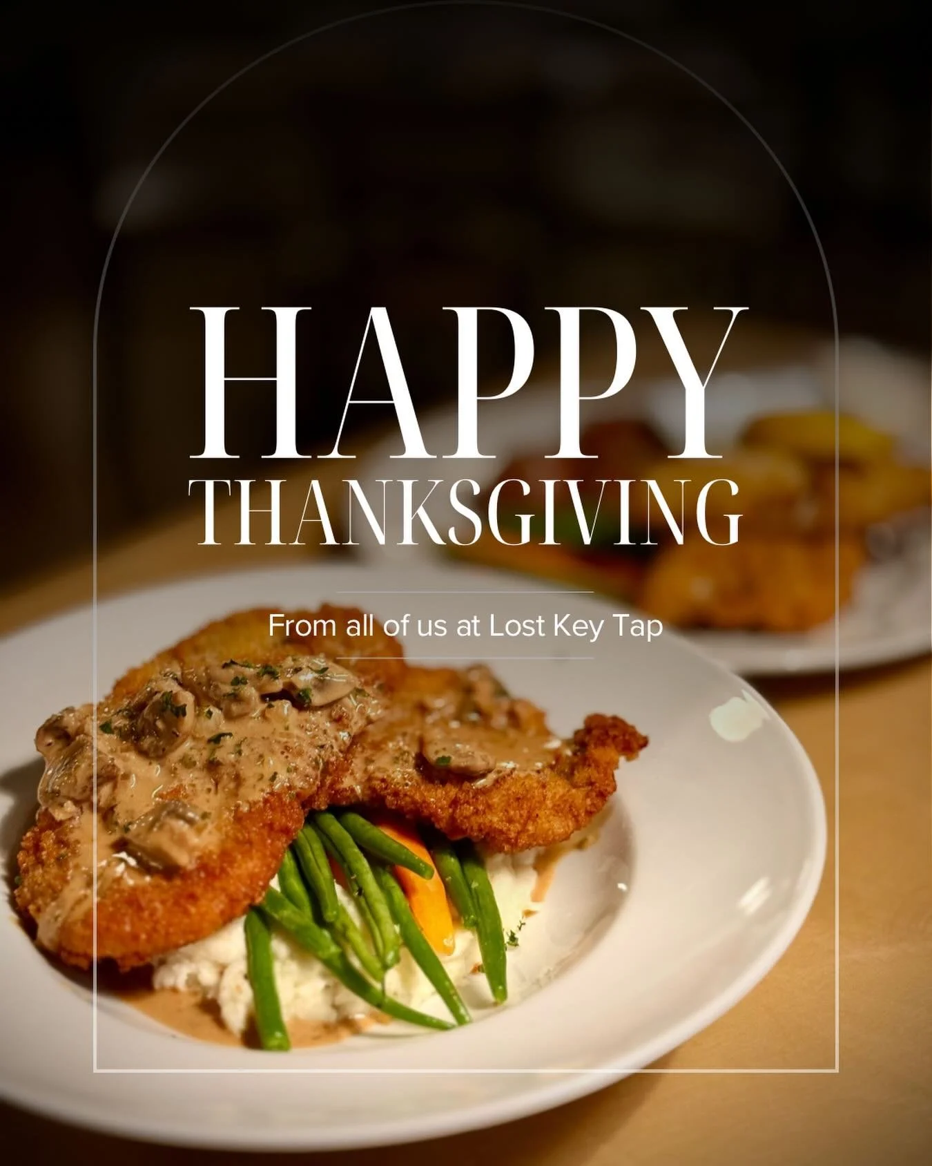 Happy Thanksgiving! We are thankful for all of you! 
We will be closed today but we will be back open tomorrow for our normal hours (11:30am-9pm)!

Lostkeytap.com
.
.
.
#thanksgiving #thankful #bar #restaurant