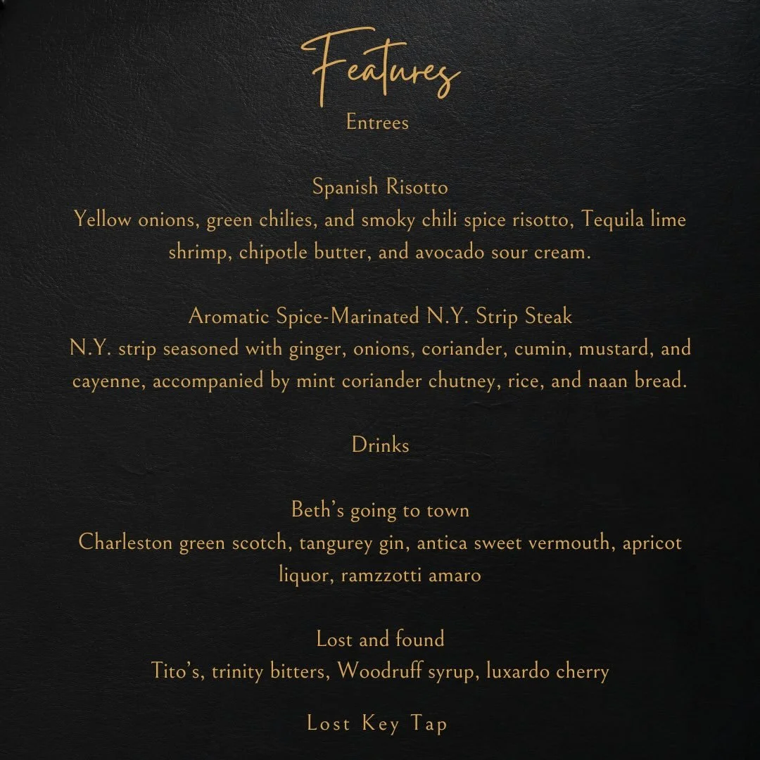 🔥New Features Alert🔥

Come in this week and try them out!
Make your reservations on our website!
Lostkeytap.com
.
.
.
#chefsfeature #rissoto #nystripsteak #foxcities #foxvalley #depere #greenbay #appleton #foxvalleyfood #greenbayfoodie #bar #restau