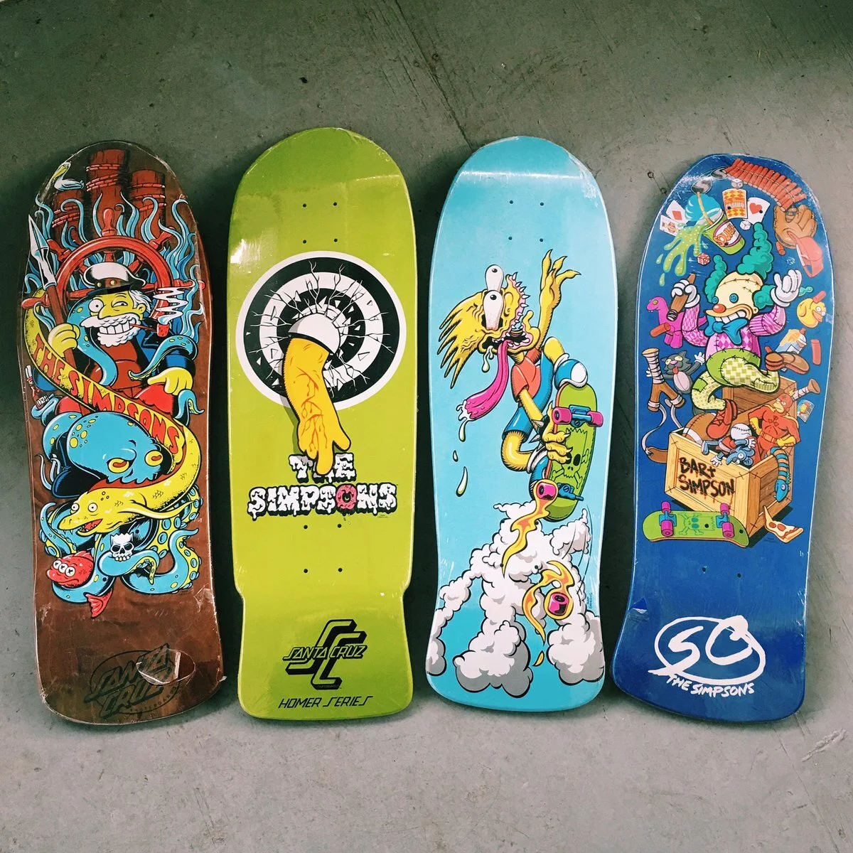 SIMPSONS X NHS/SANTA CRUZ: SEA CAPTAIN — DAVID J SWIFT