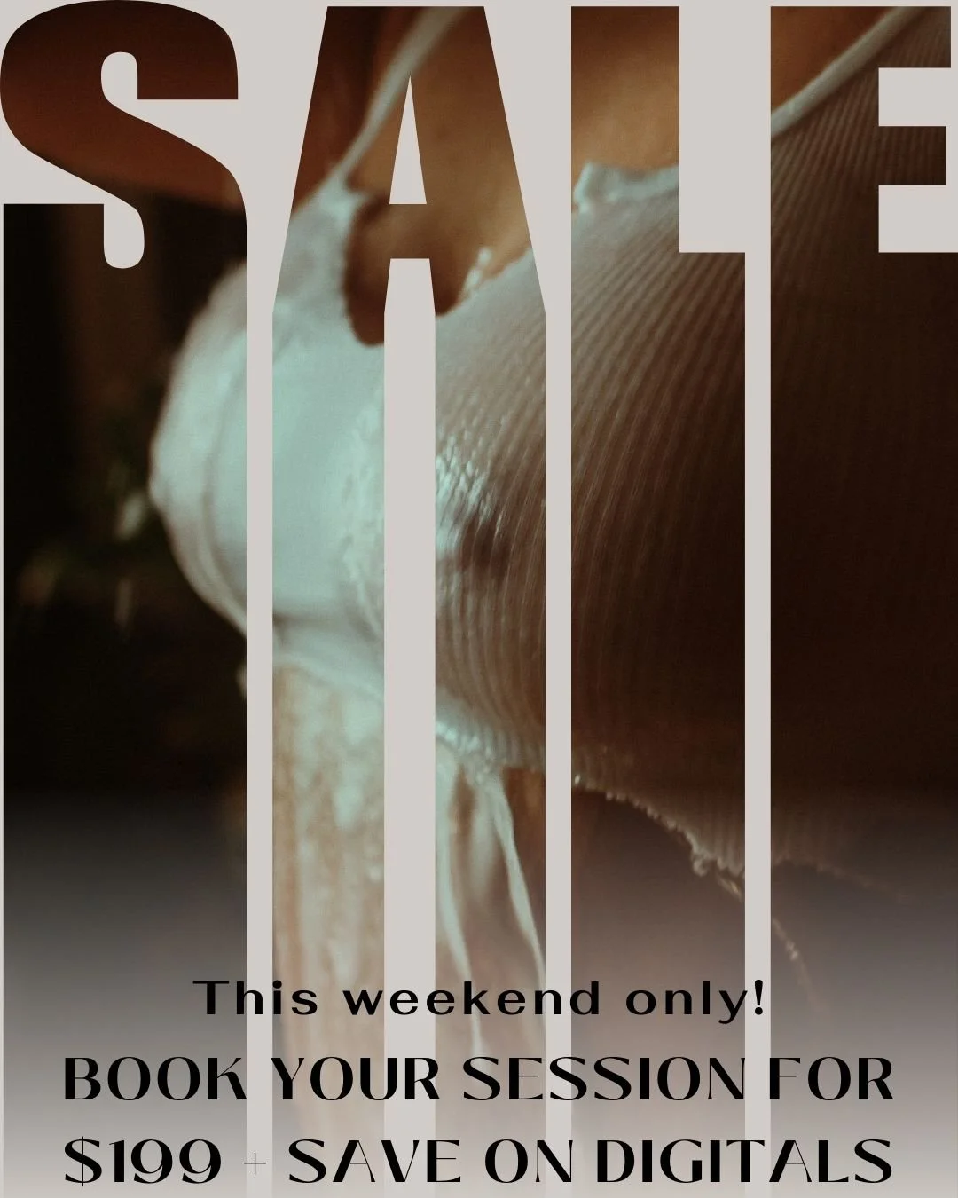 This is the sign you have been waiting for to FINALLY  book the boudoir session! 
It's something you have always wanted to do but for one reason or another you talk yourself out of it. 

Not being "ready" is a lie we tell ourselves to keep 