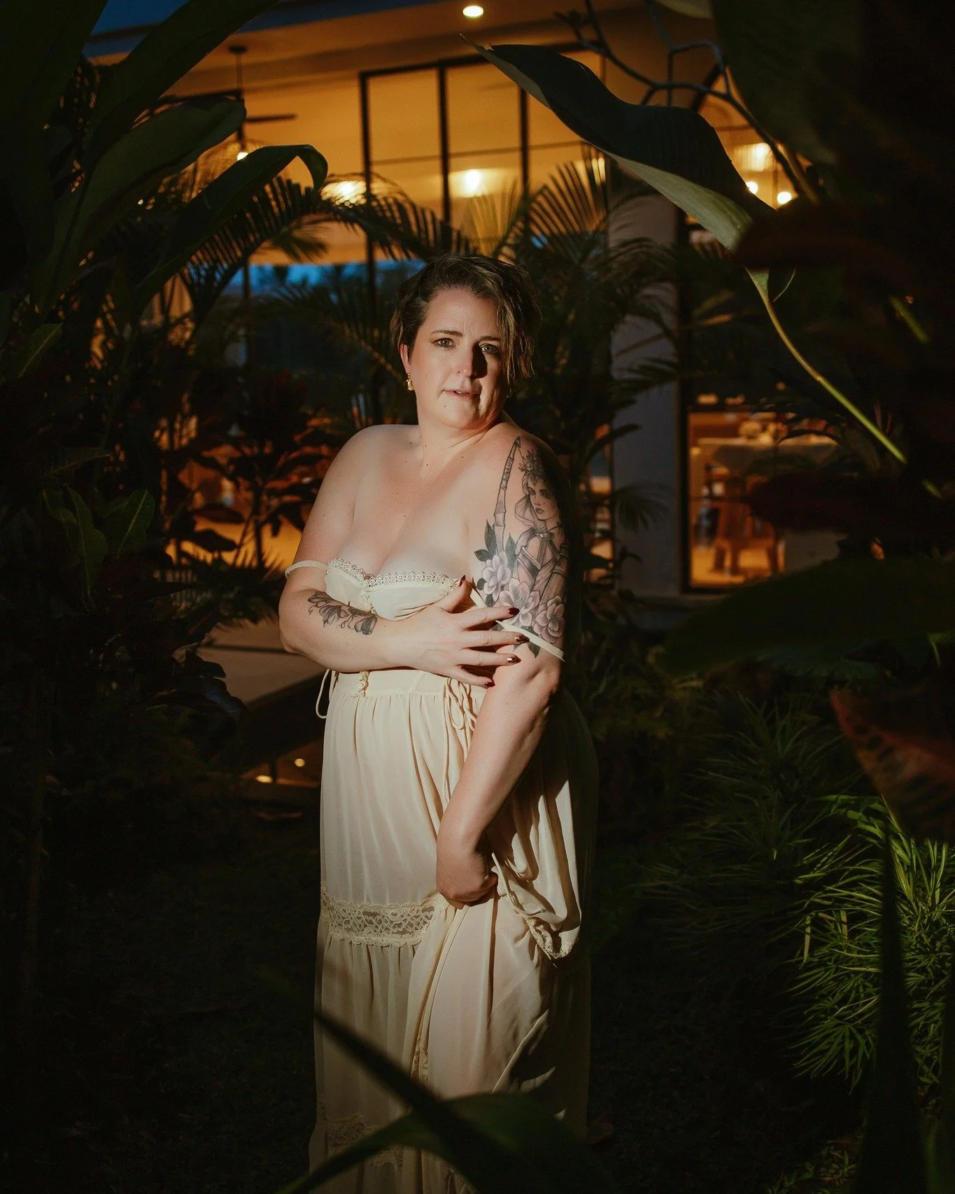 No daylight, no problem! We shoot even when the sun goes down around here! I love after dark (night) boudoir it is such a vibe!! My creativity thrives when I go outside the box, create in new environments with new people, I think that is partly why I